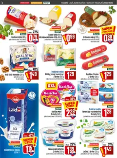 COOP Jednota leták platný od 09.07.2026 | Strana: 8 | Produkty: Mlieko, Syr, Gouda, Bezlaktózové mlieko