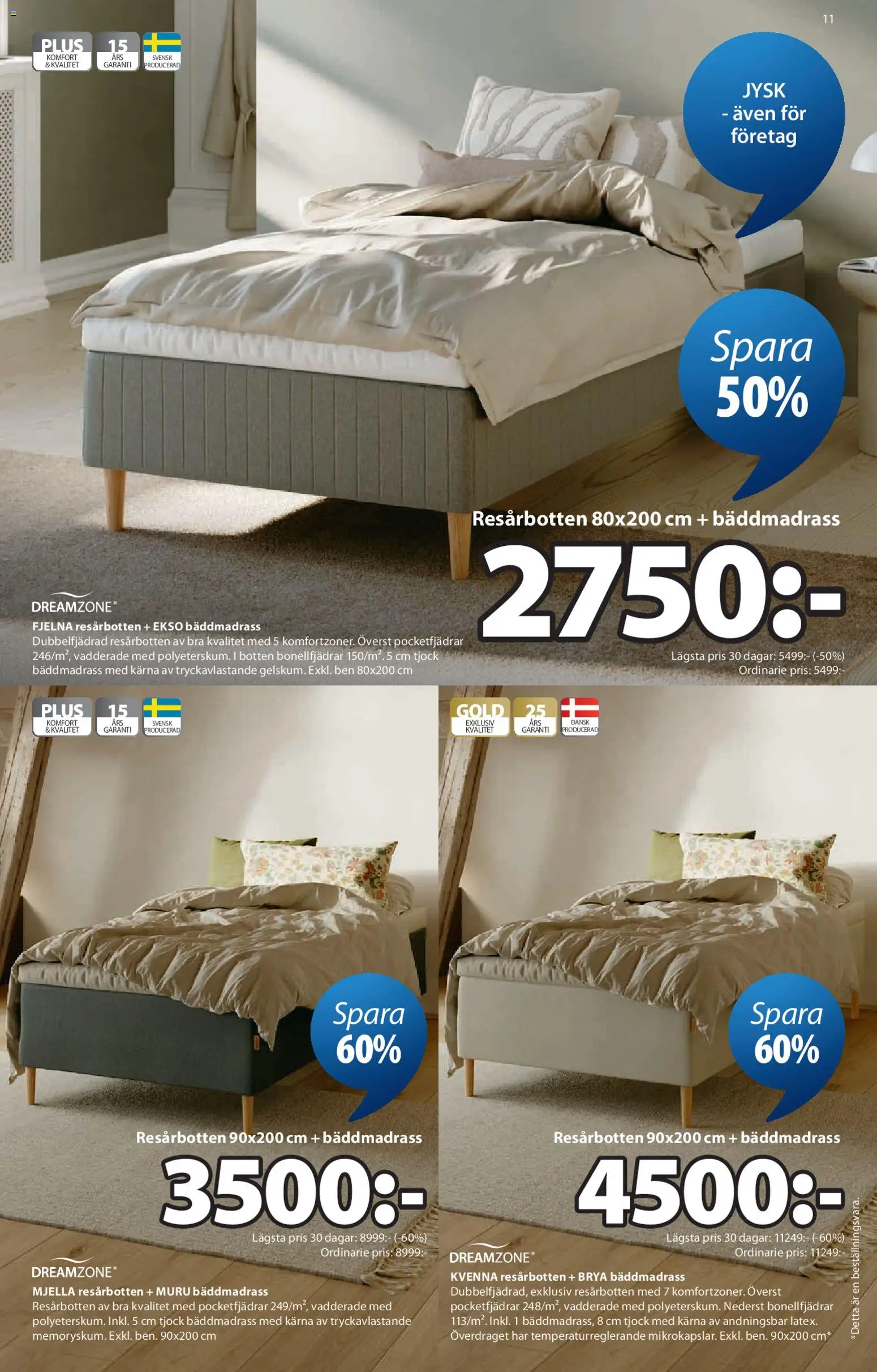 JYSK reklamblad aktuell från 07/09/2026 | Sida: 11 | Produkter: Skrivbord, Nyheter