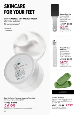 Preview of Oriflame - Offers valid from 06.05.2026 | Page: 130 | Products: Mask, Socks