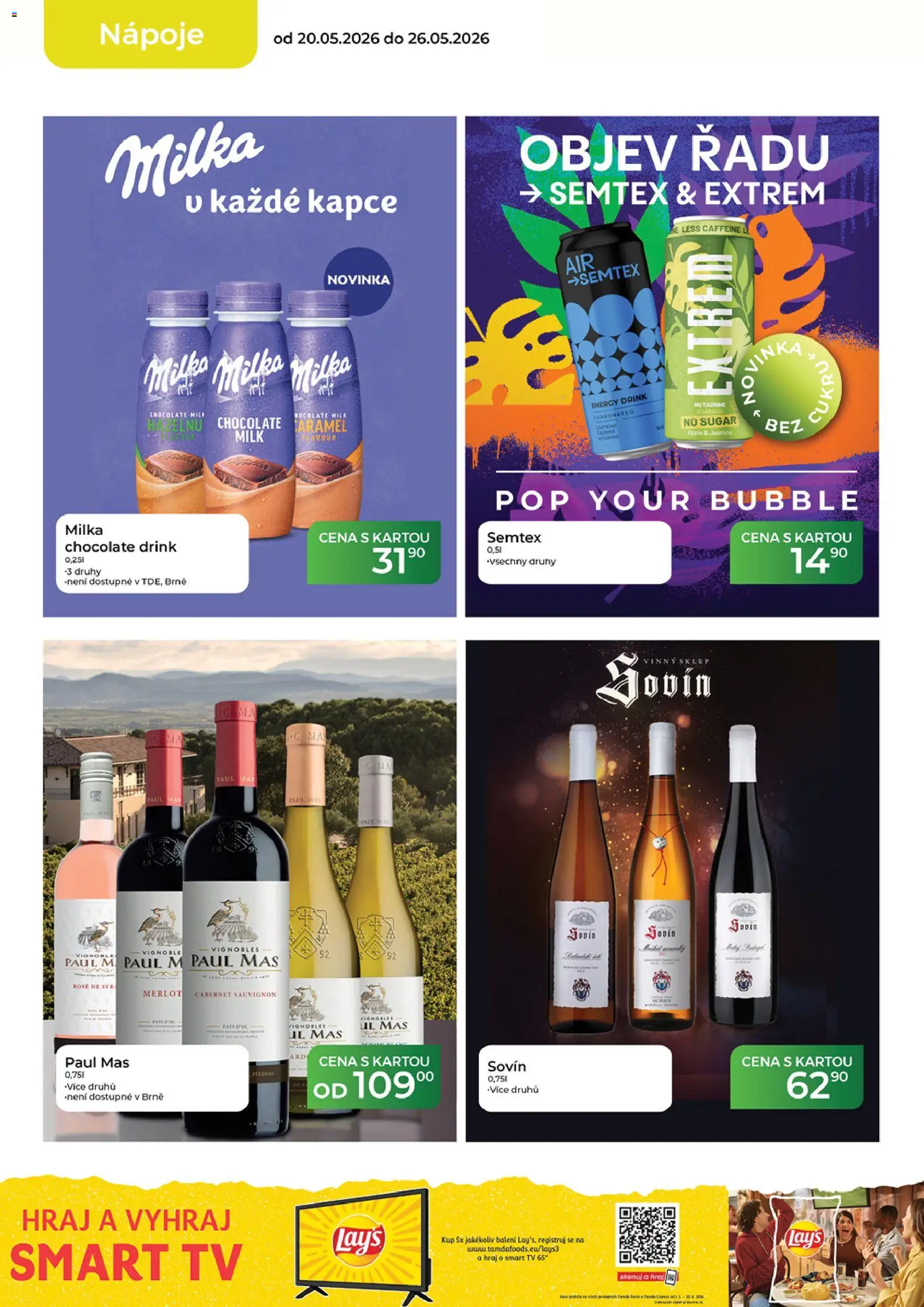 Tamda Foods leták od 20.05.2026 | Strana: 14 | Produkty: Milka, Tv, Merlot, Cabernet Sauvignon