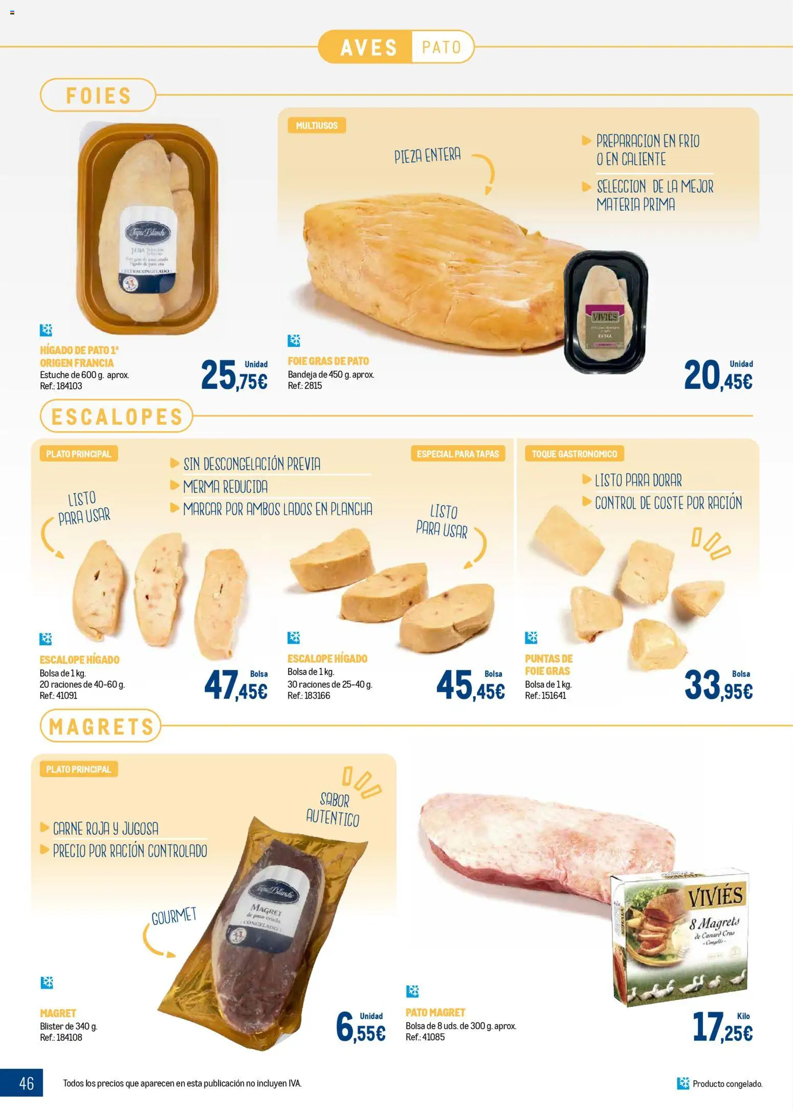 Makro - Expertos en carnes │ válido desde el 09.03.2026 | Página: 46 | Productos: Bolsa, Plancha, Bandeja