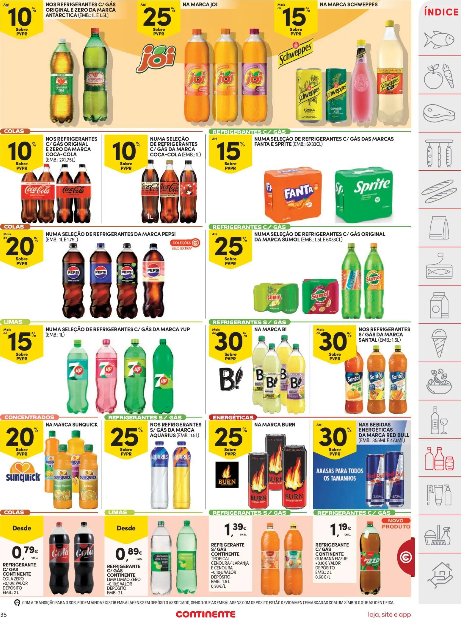 Continente folheto │ válido de 23/06/2026 | Página: 37 | Produtos: Refrigerante, Fanta, Cenoura