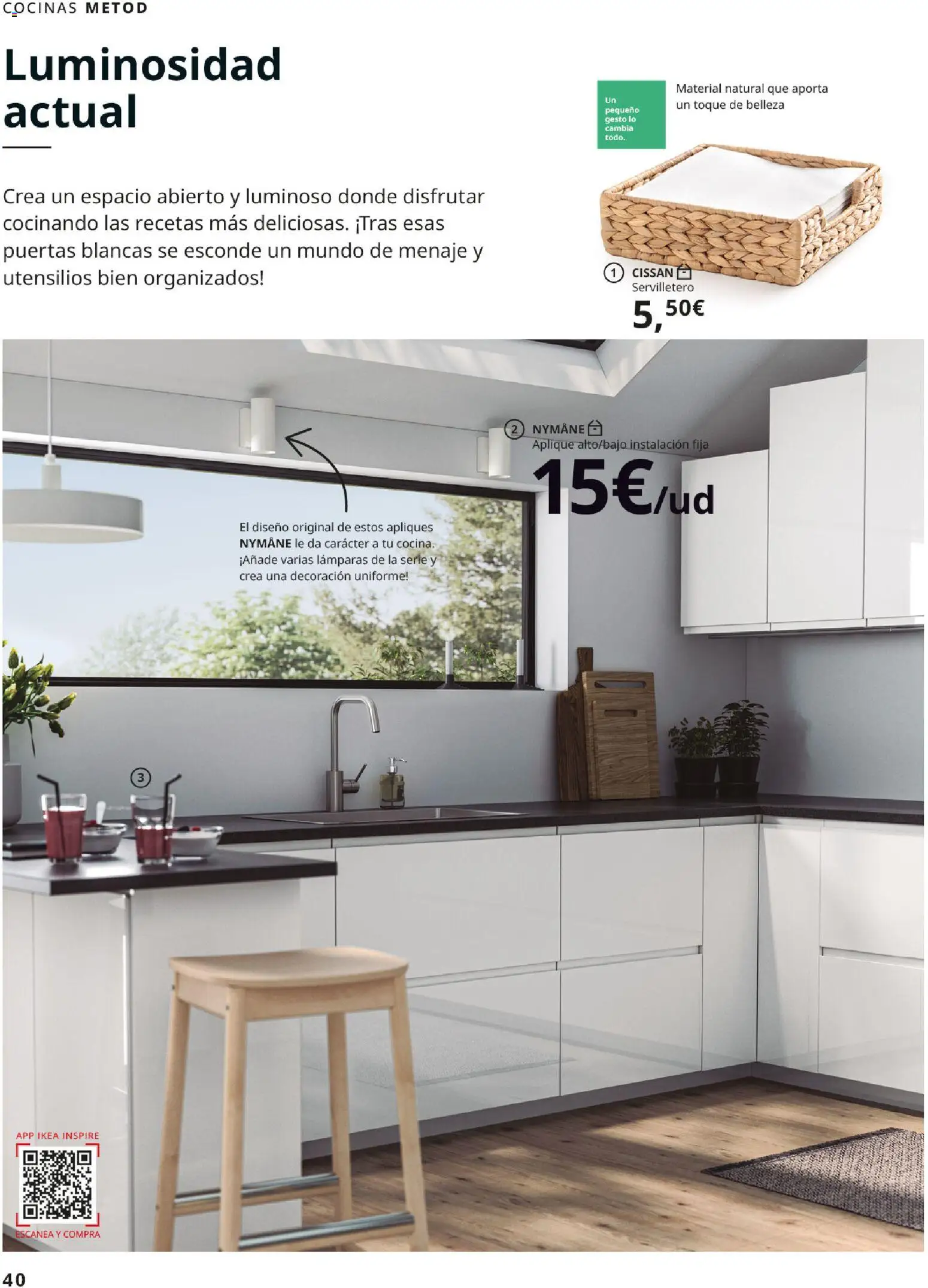 IKEA - Cocinas │ válido desde el 01/09/2026 | Página: 40 | Productos: Decoración, Lámparas, Puertas