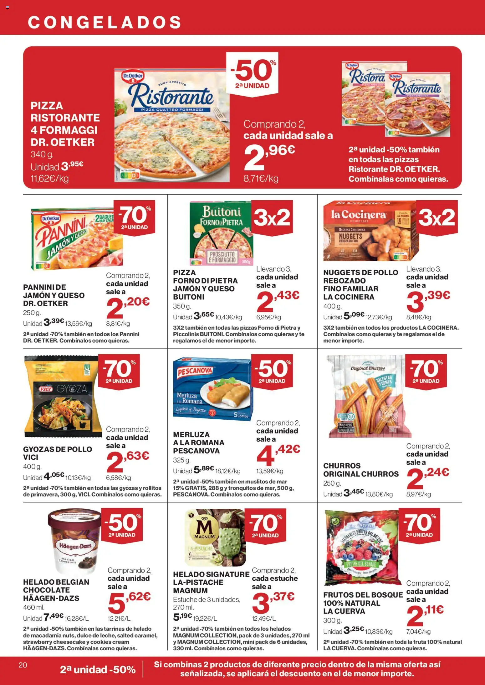 El Corte Inglés ofertas │ válido desde el 24/09/2026 | Página: 20 | Productos: Fruta, Queso, Jamón, Nuggets