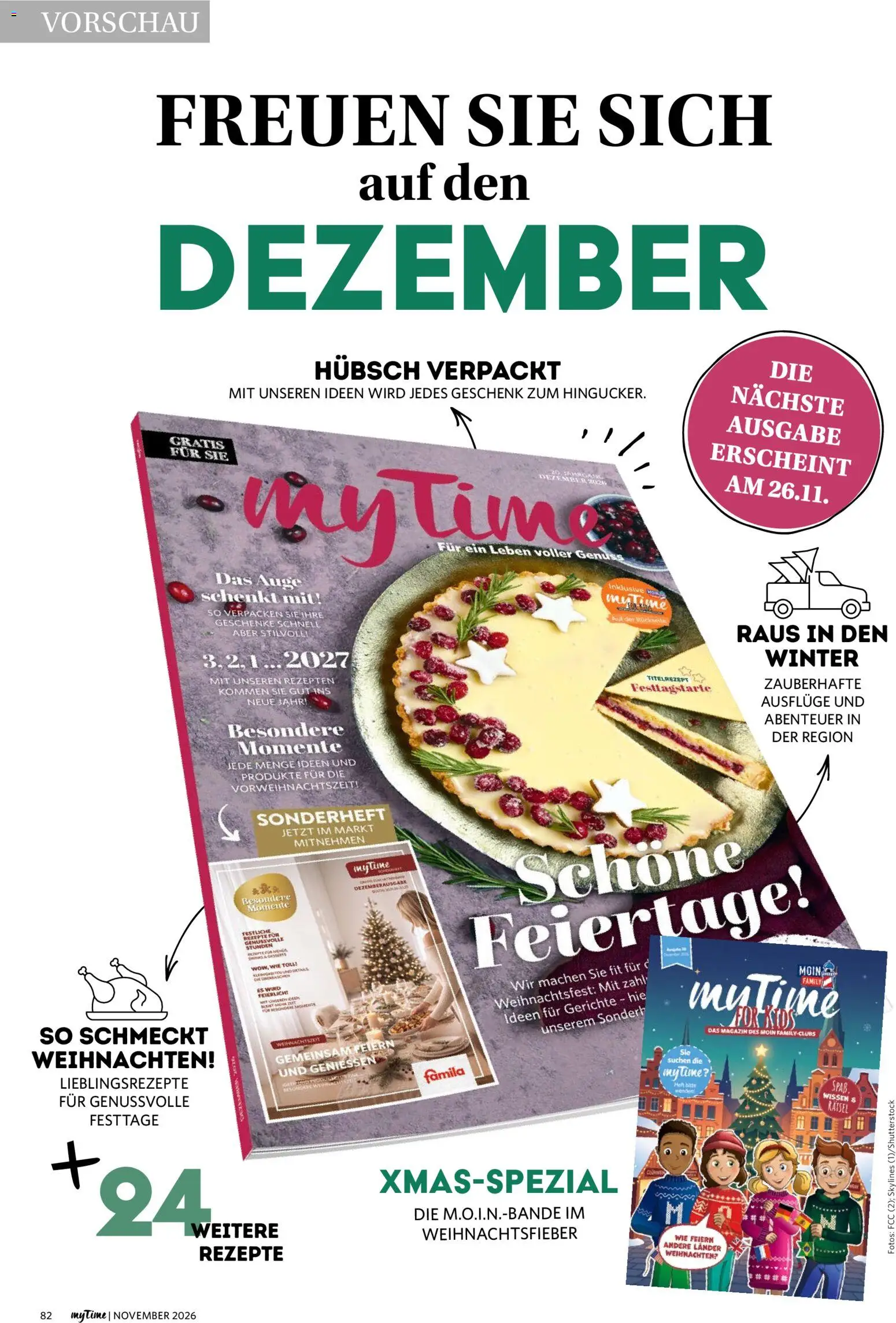 Famila Nordwest myTime – gültig ab 01.11.2026 | Seite: 82 | Produkte: Magazin, Gerichte