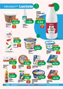 Ofertele Diana valabile de la 16.05.2026 | Pagină: 2 | Produse: Cașcaval, Prăjitură, Cremă de brânză, Smântână