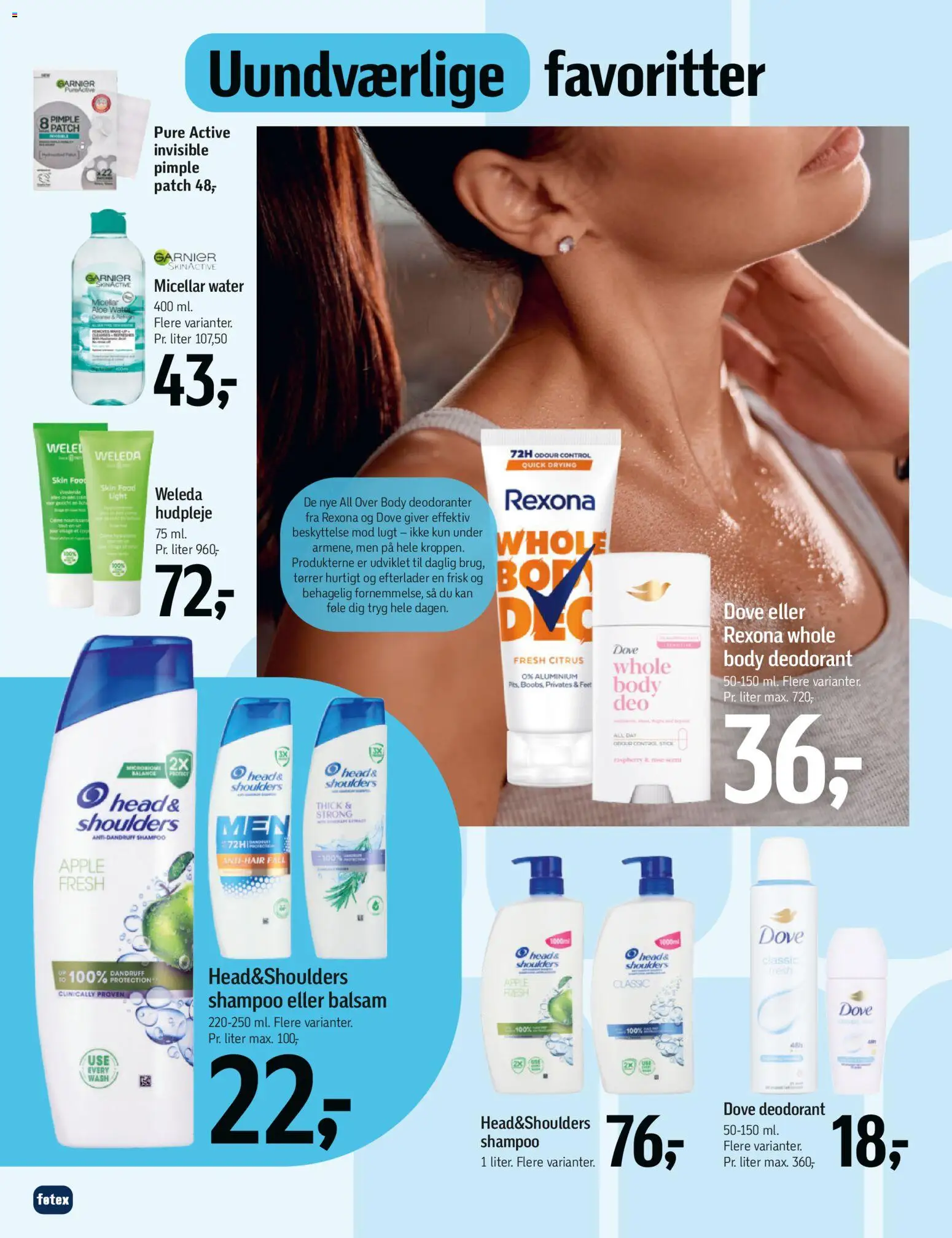 Føtex tilbudsavis – gyldig fra 29.05.2026 | Side: 14 | Produkter: Shampoo, Balsam, Deodorant