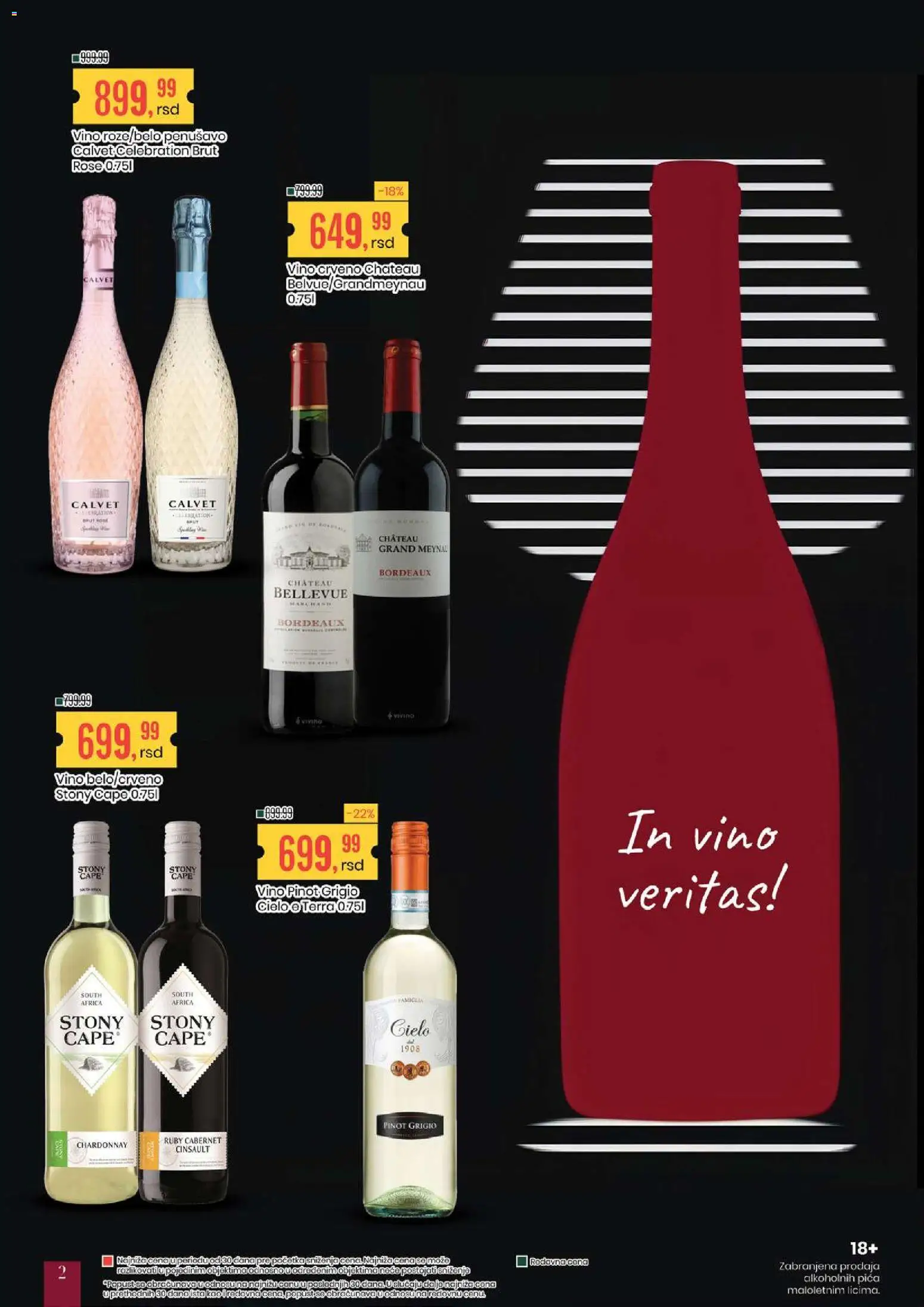 Aroma Market katalog - važi od 23.10.2026 | Strana: 2 | Proizvode: Chardonnay, So, Pinot grigio, Pica