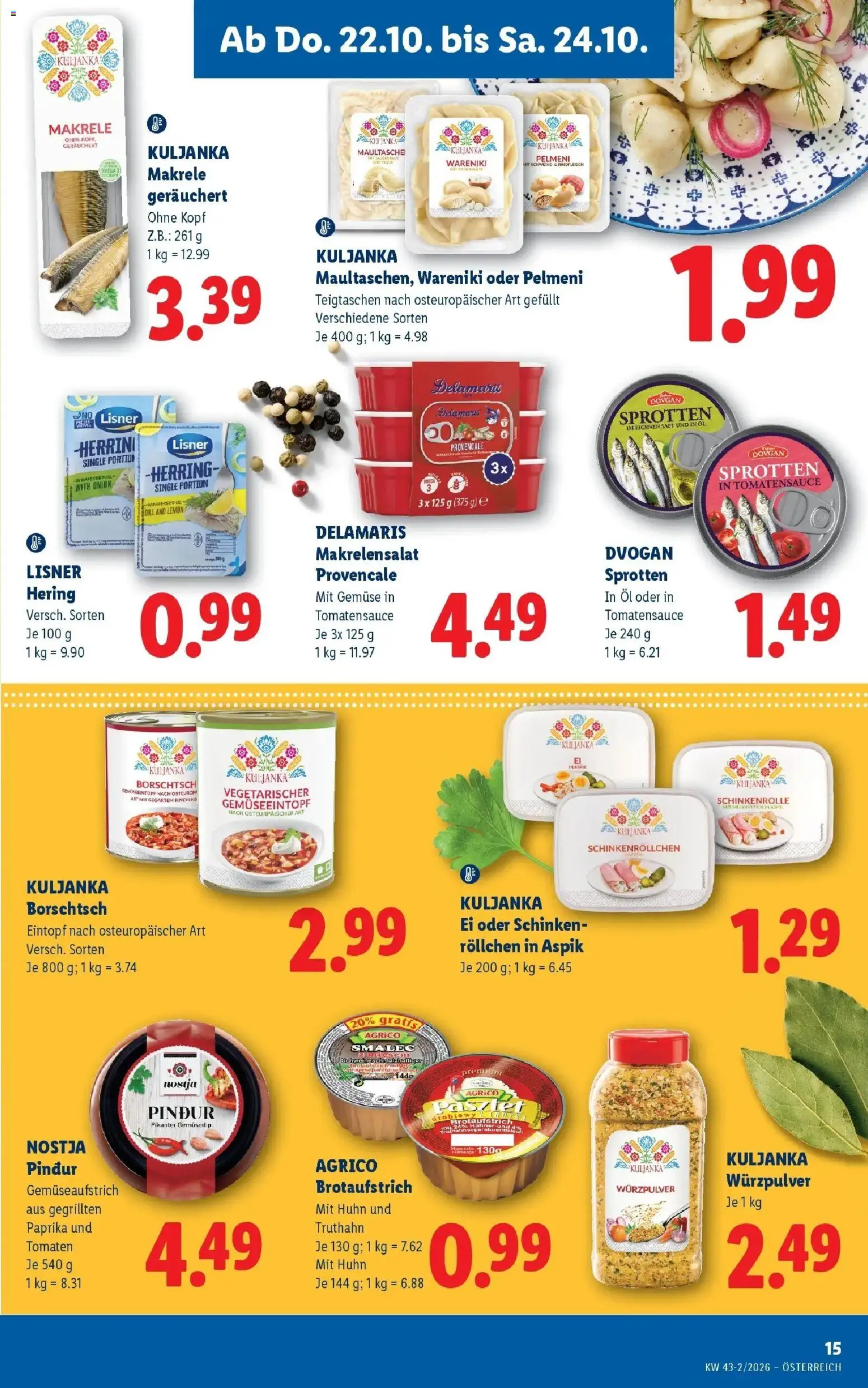 Lidl Flugblatt - Jenbach ab 18.10.2026 - Angebote ab donnerstag | Seite: 17