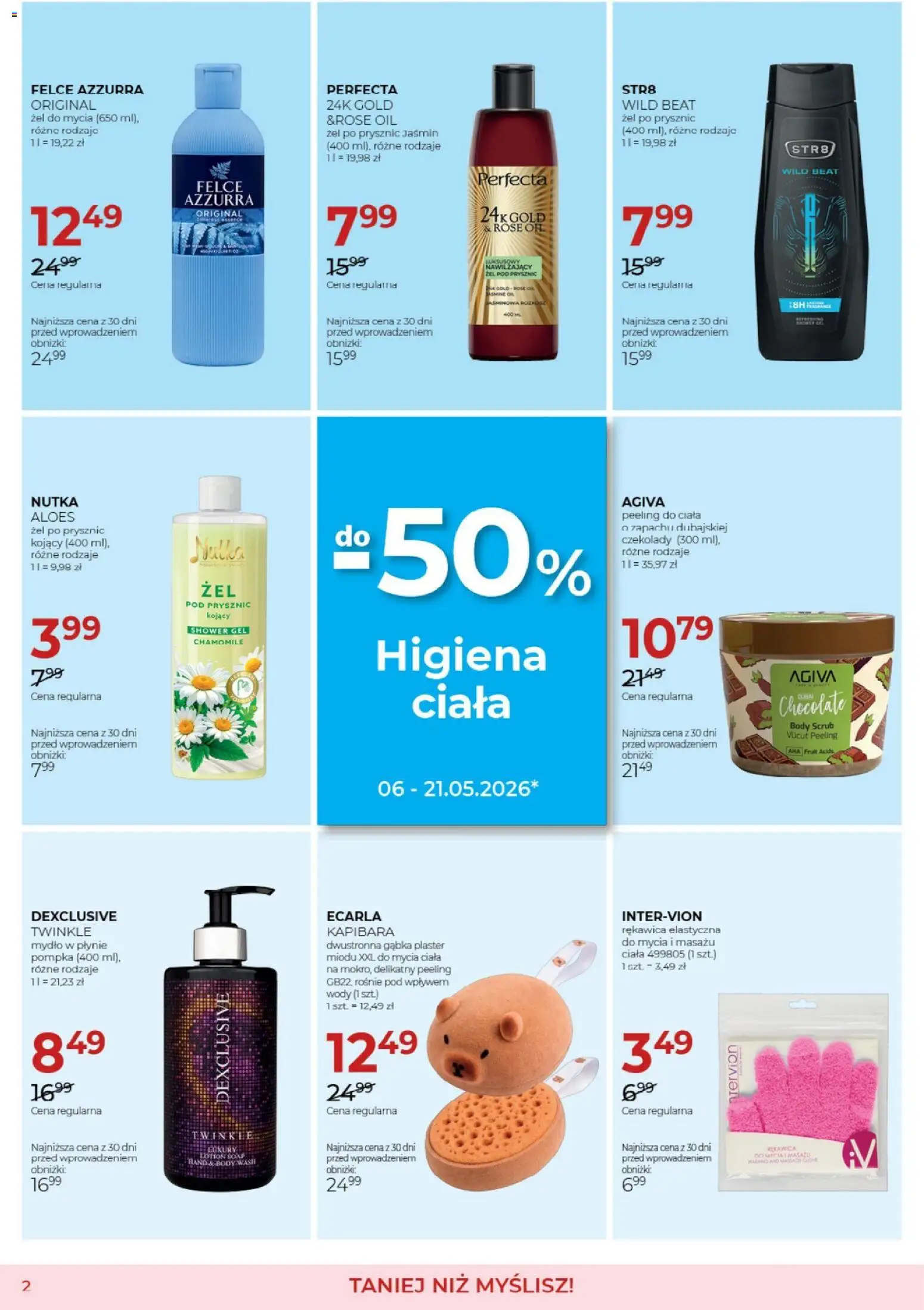 Jawa gazetka od 05.05.2026 | Strona: 2 | Produkty: Prysznic, Body, Mydło, Żel pod prysznic