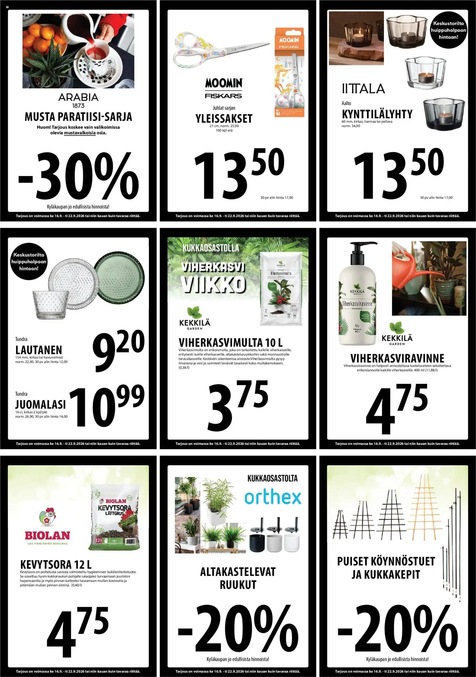 Sale tarjoukset – voimassa 15/09/2026 alkaen | Sivu: 15 | Tuotteet: Lautanen