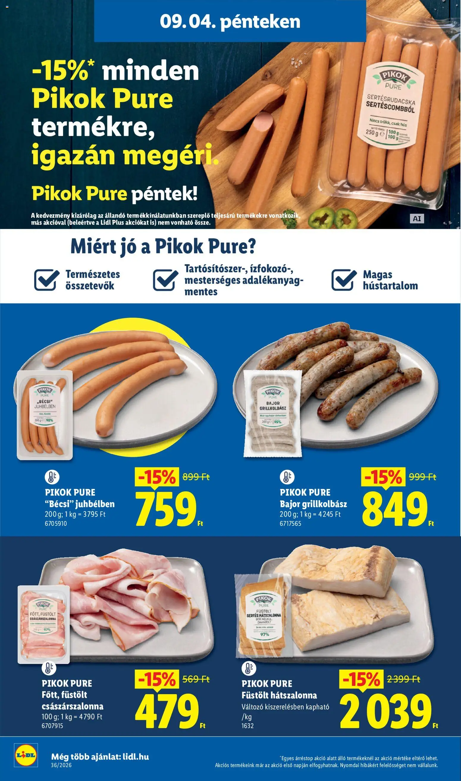 Lidl akciós ujság - amely érvényes a következő dátumtól: 2026.09.03. | Oldal: 34