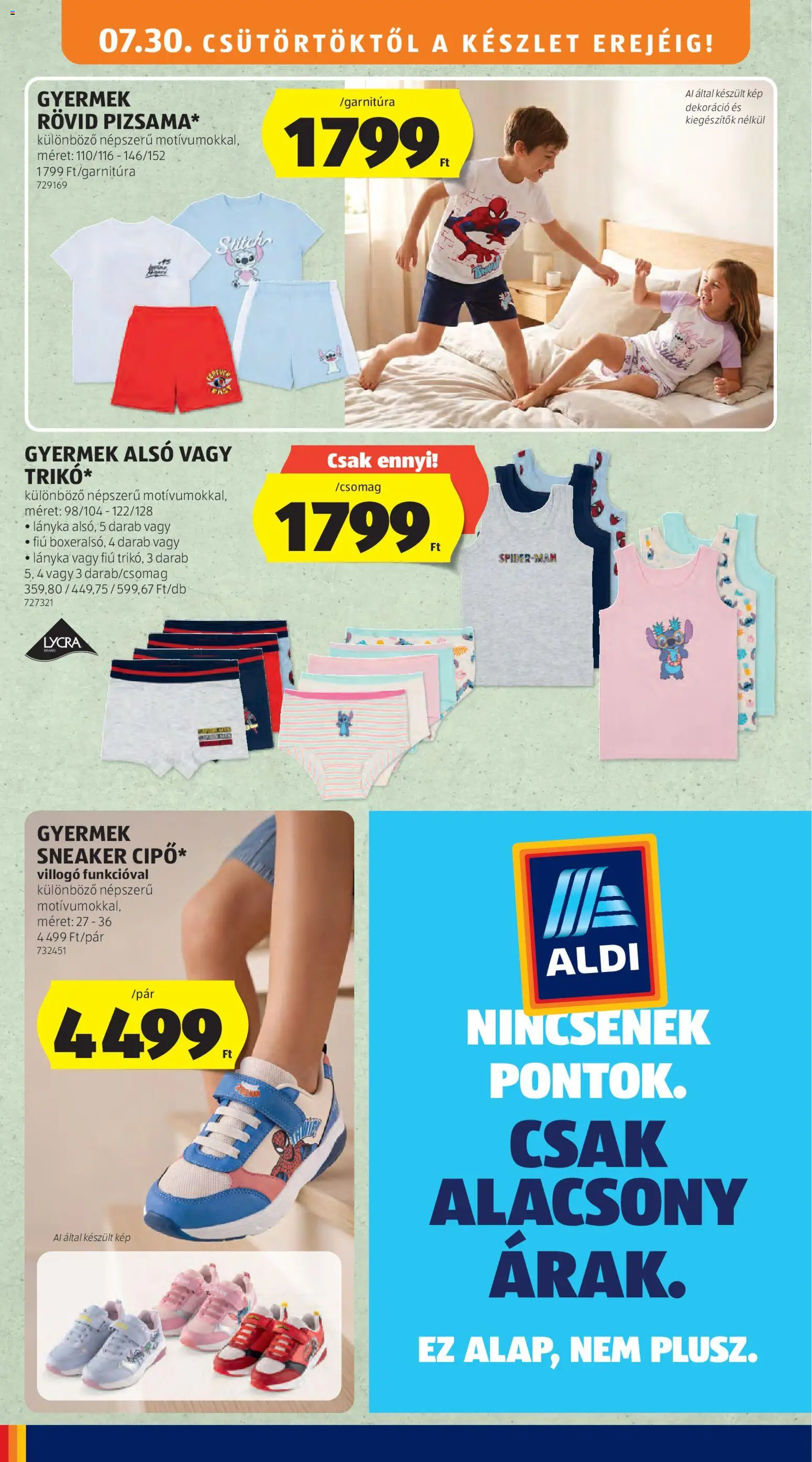 Aldi akciós ujság - amely érvényes a következő dátumtól: 2026.07.30. | Oldal: 6 | Termékek: Dekoráció