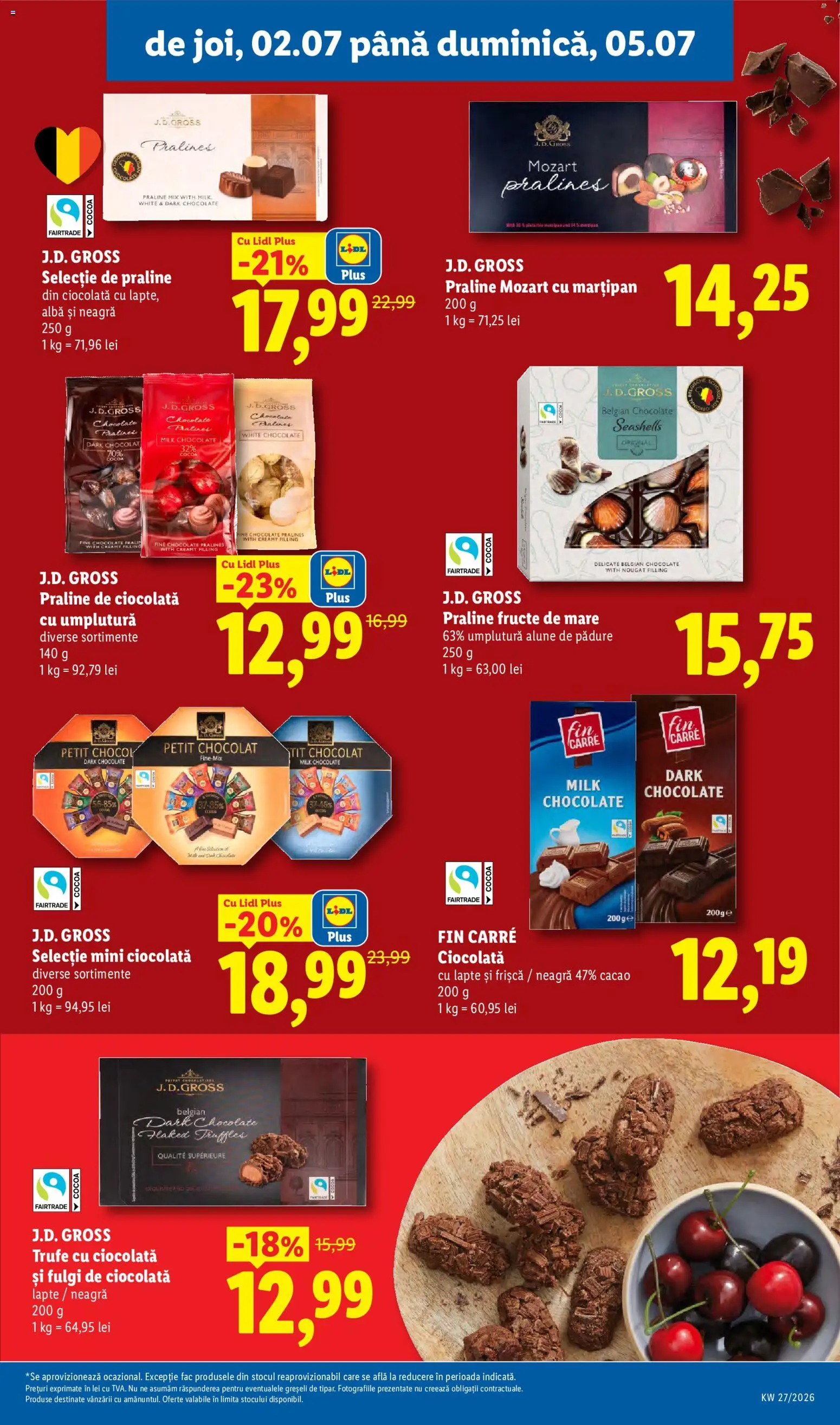 Noul catalog Lidl – valabil de la 29.06.2026 | Pagină: 79 | Produse: Cacao, Fulgi, Fructe, Fructe De Mare