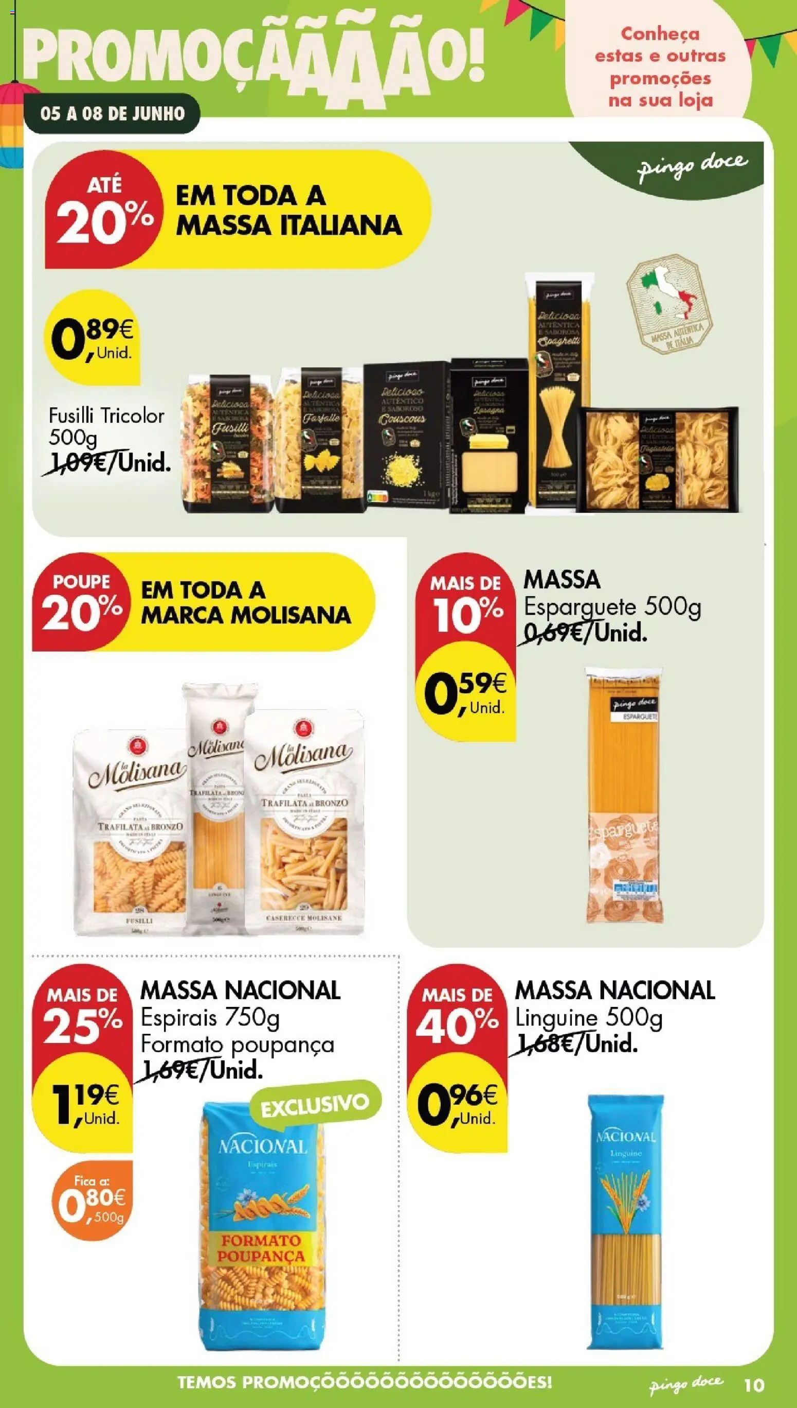 Pingo Doce Poupe este Fim de Semana │ válido de 05.06.2026 | Página: 9 | Produtos: Esparguete, Massa