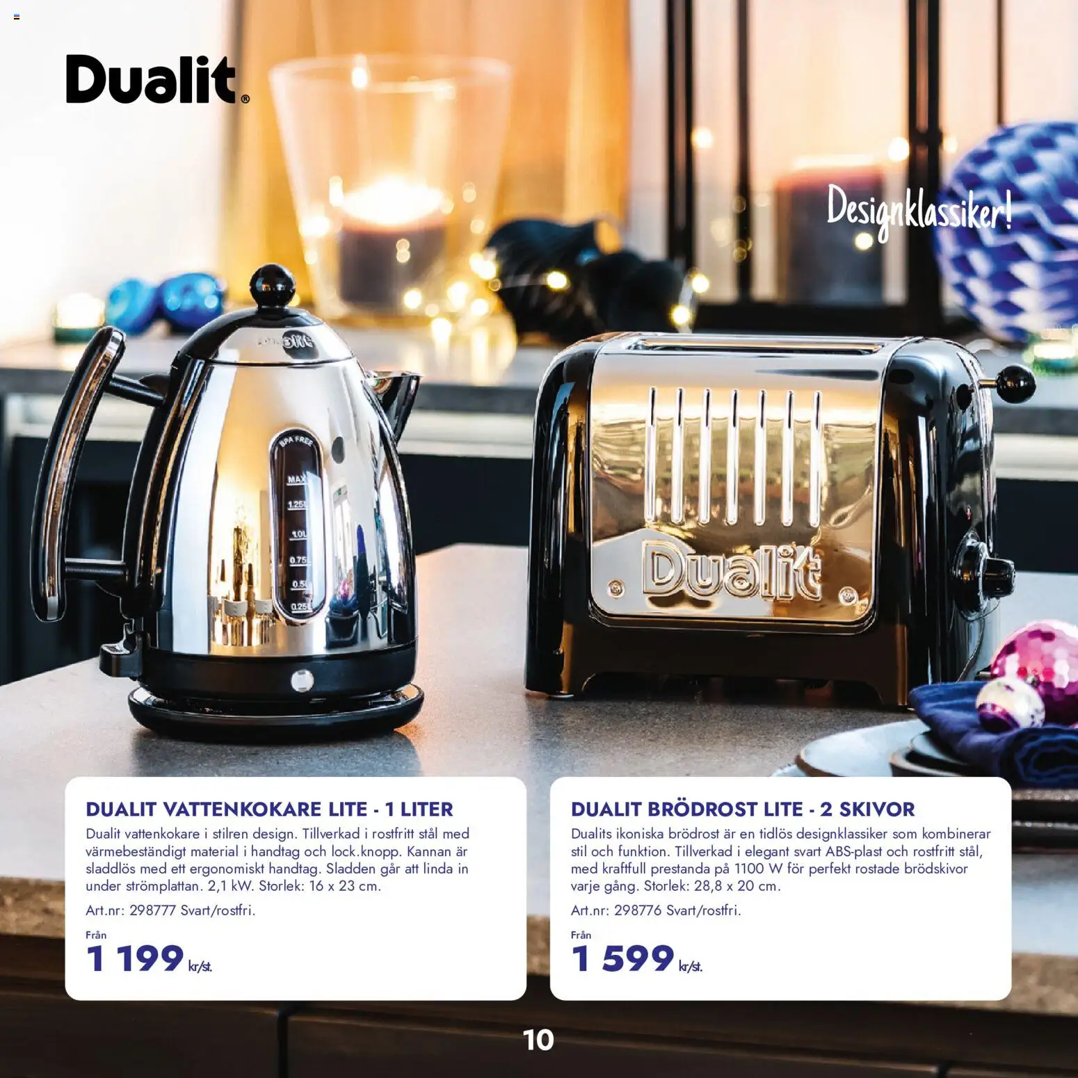 Lyreco reklamblad aktuell från 19/08/2026 | Sida: 10 | Produkter: Vattenkokare, Brödrost
