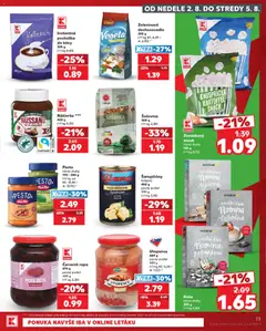 Kaufland leták platný od 30.07.2026 | Strana: 73 | Produkty: Šošovica, Červená repa, Pec, Kakao