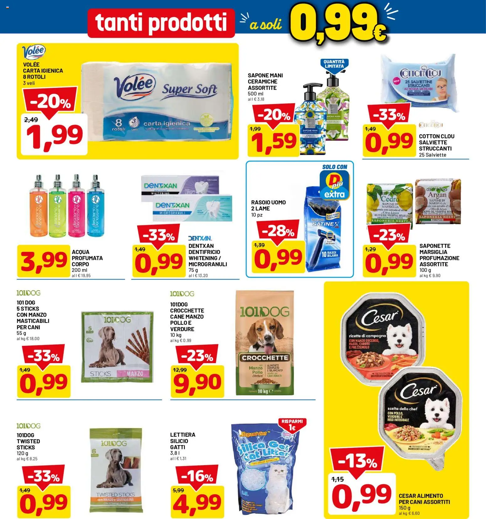 Volantino D Più del 31/08/2026 | Pagina: 16 | Prodotti: Acqua, Carote, Olio, Prezzemolo