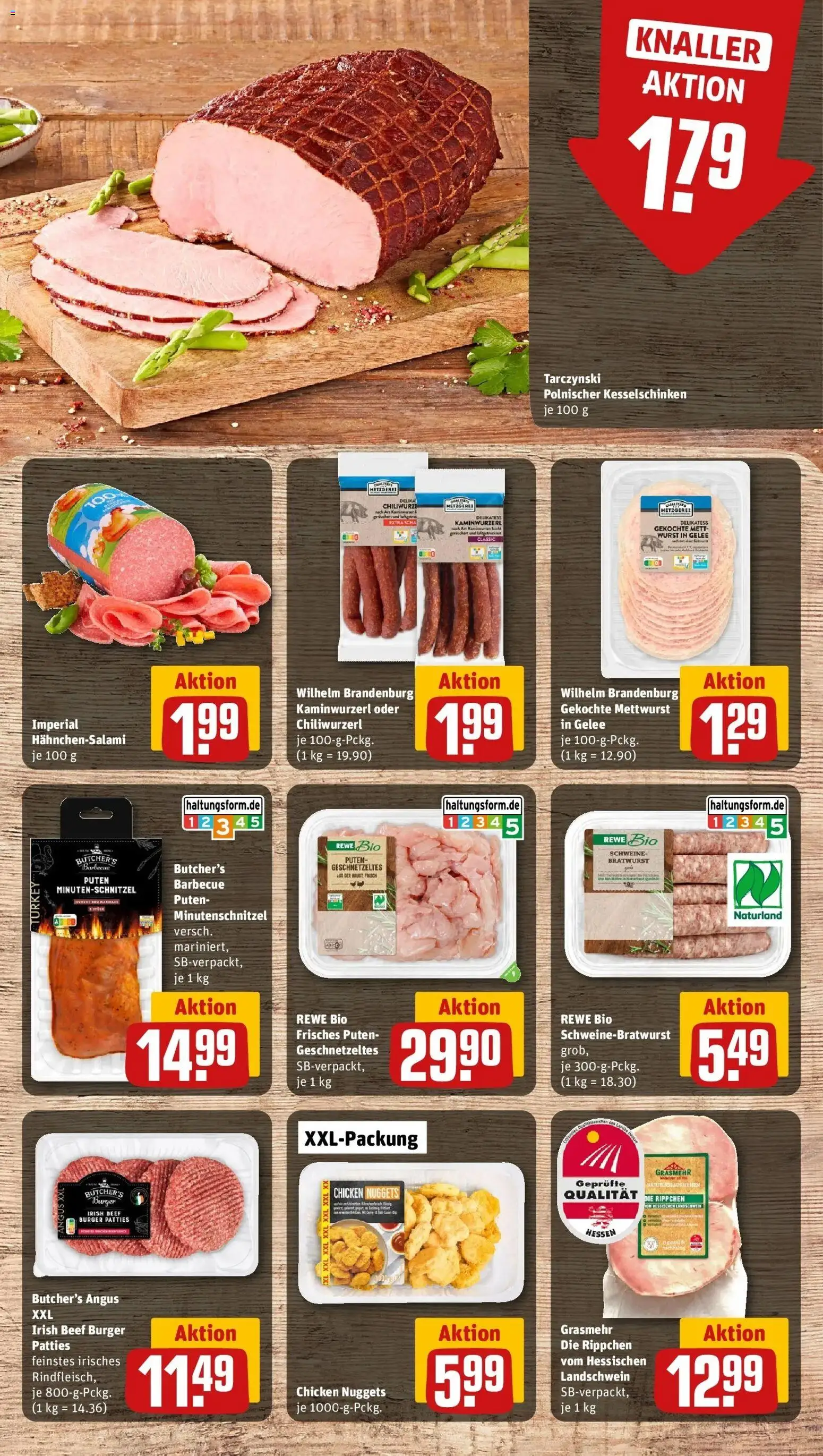 REWE Prospekt ab 14.09.2026 zum Blättern » Angebote | Seite: 6 | Produkte: Bratwurst, Burger, Wurst