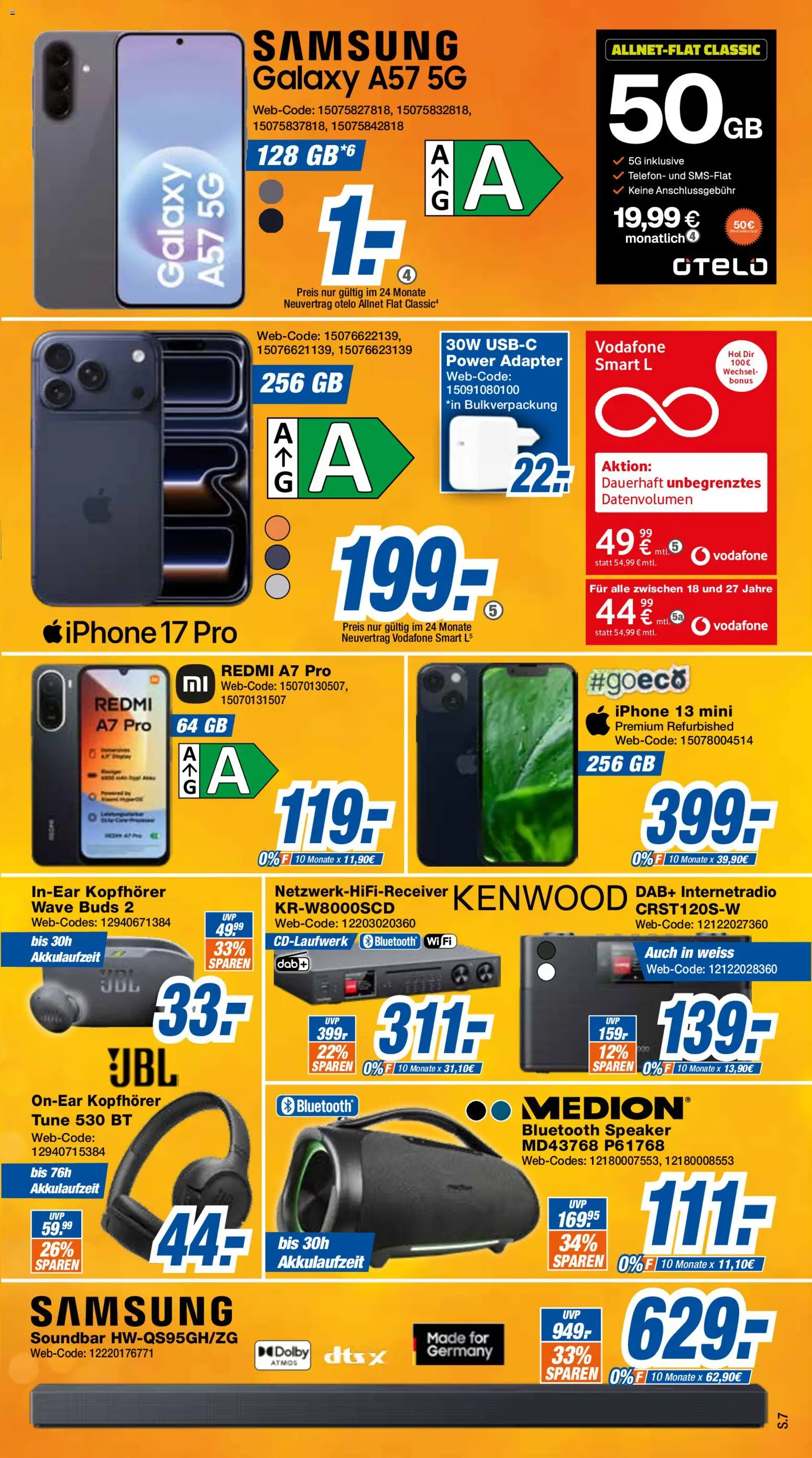 Expert Prospekt Giessen – gültig ab 12.09.2026 | Seite: 7 | Produkte: Adapter, Samsung, Telefon, Kopfhörer