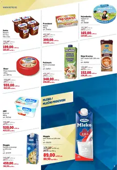 Metro katalog - pregled Metro kataloga - važi od 20.08.2026 | Strana: 3 | Proizvode: Maslac, Krem sir, Mozzarella, Topljeni sir