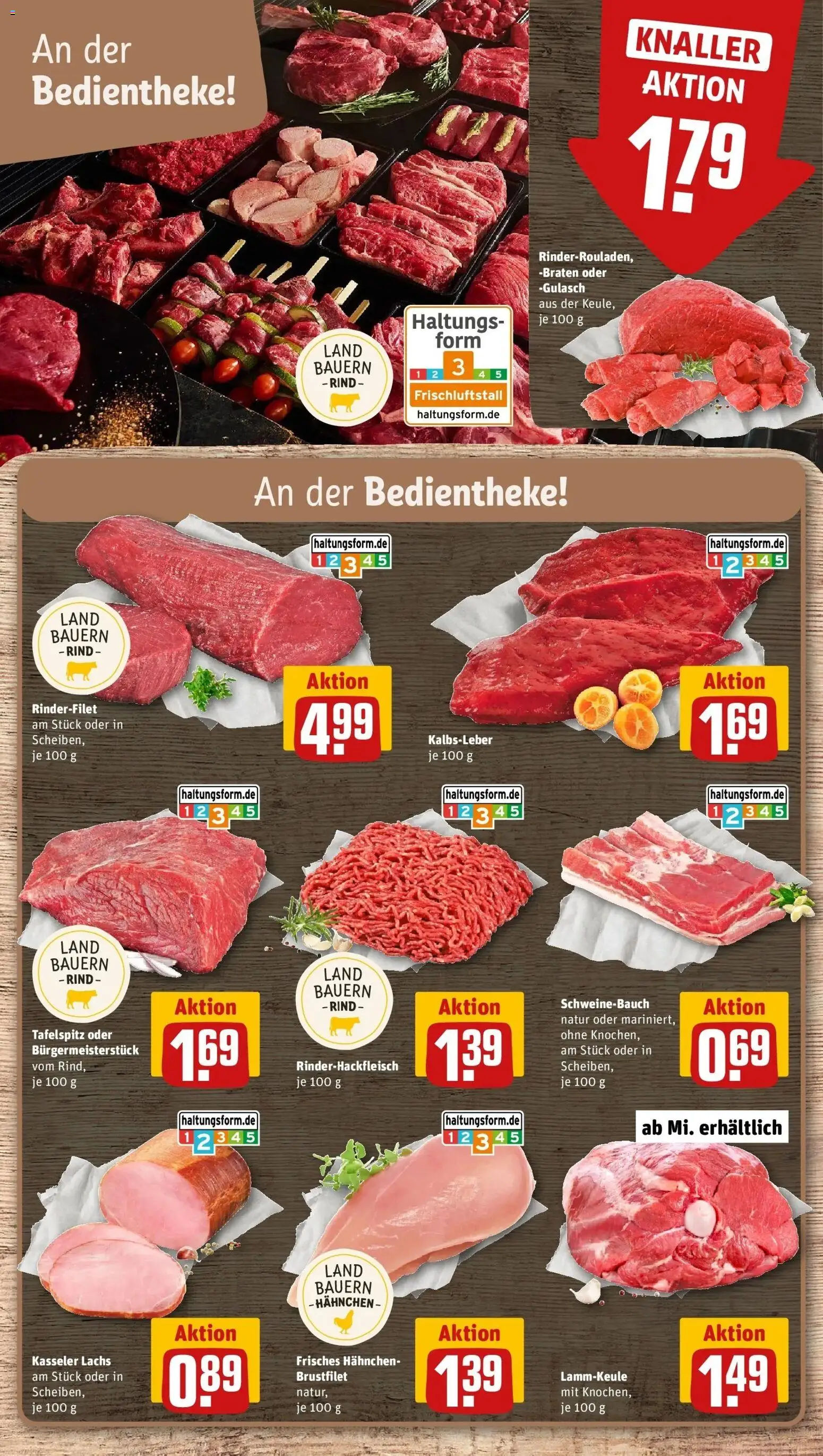 REWE Prospekt ab 26.10.2026 zum Blättern » Angebote | Seite: 10 | Produkte: Tafelspitz, Hahnchen, Rinderfilet, Schweinebauch