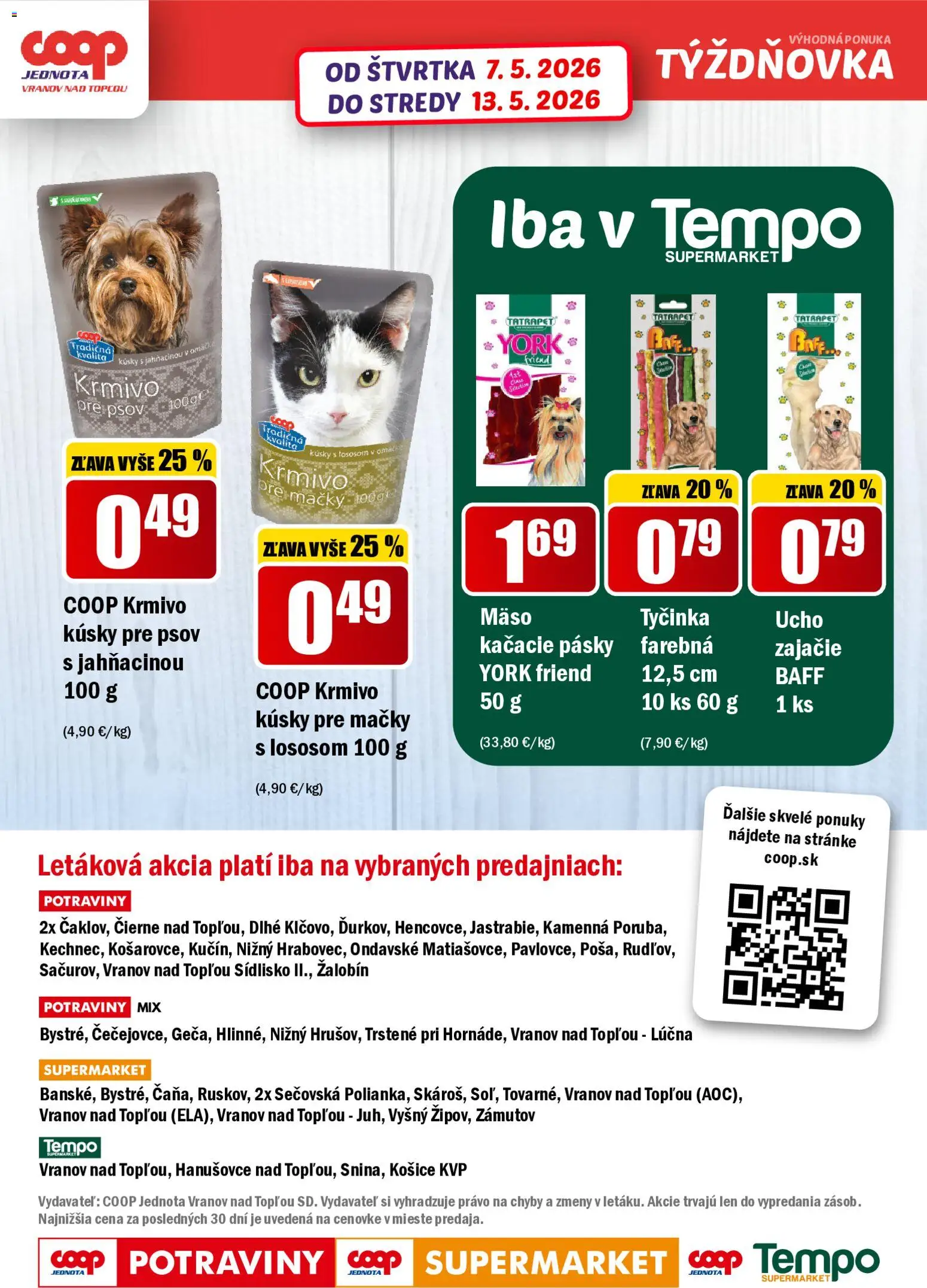 Nové COOP Jednota akcie – leták je platný od 07.05.2026 | Strana: 18