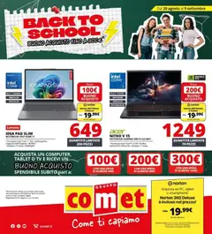 Anteprima del volantino Comet volantino Back to school valido a partire dal 20/08/2026
