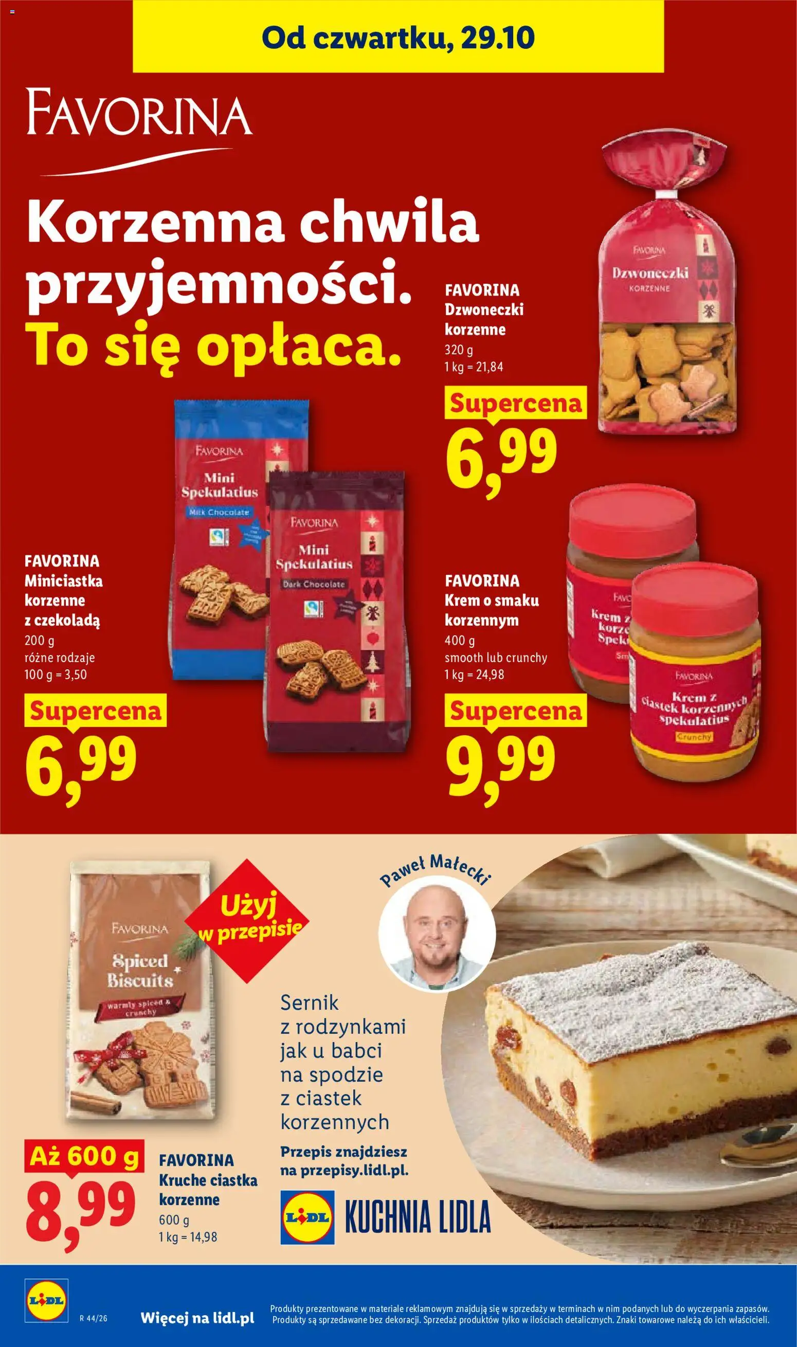 Lidl Polsko leták od 29.10.2026 | Strana: 80 | Produkty: Krém, Spekulatius, Milk chocolate