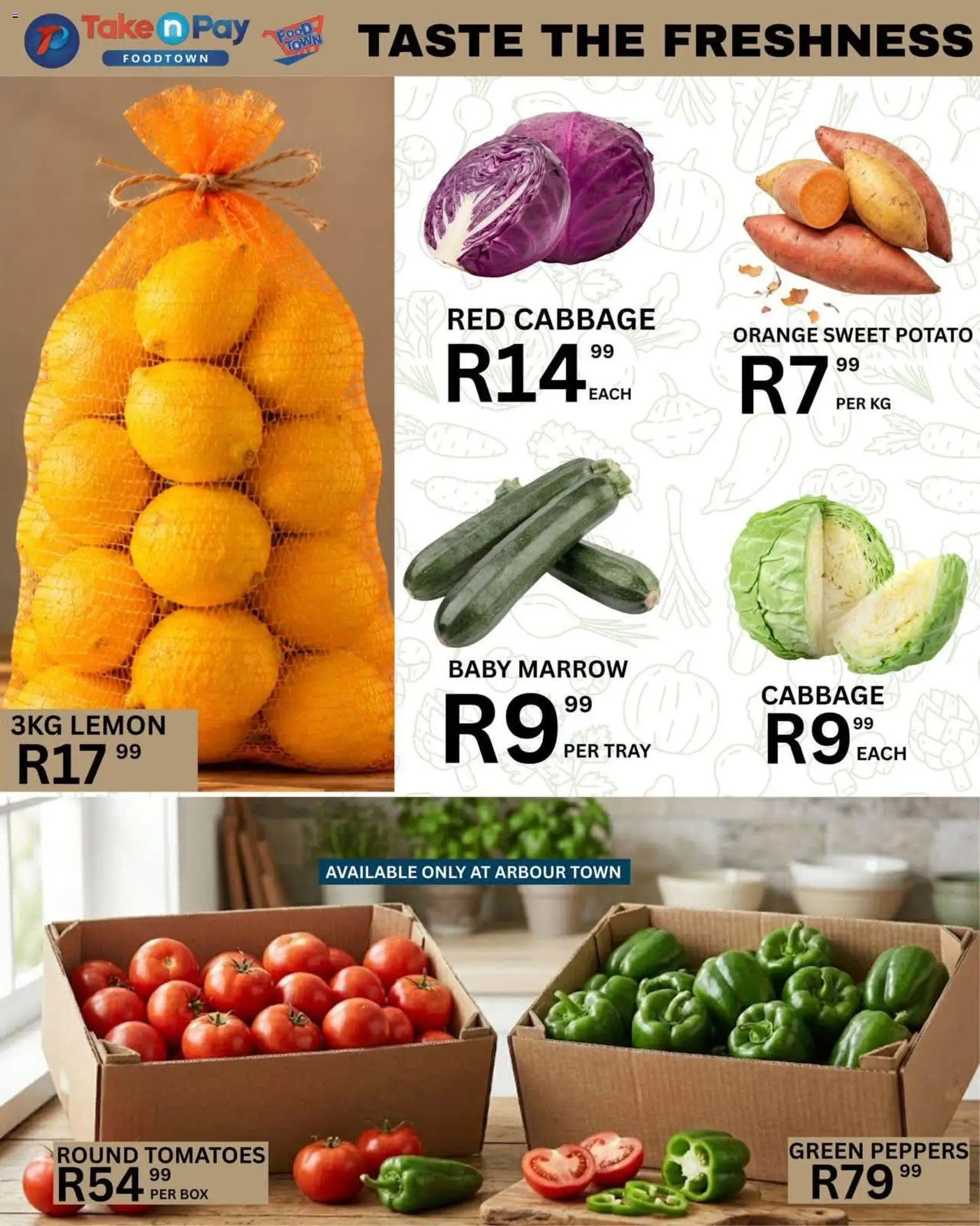 New Take n Pay catalogue – valid from 30/08/2026 | Page: 12 | Products: Tray, Box, Tomatoes, Lemon