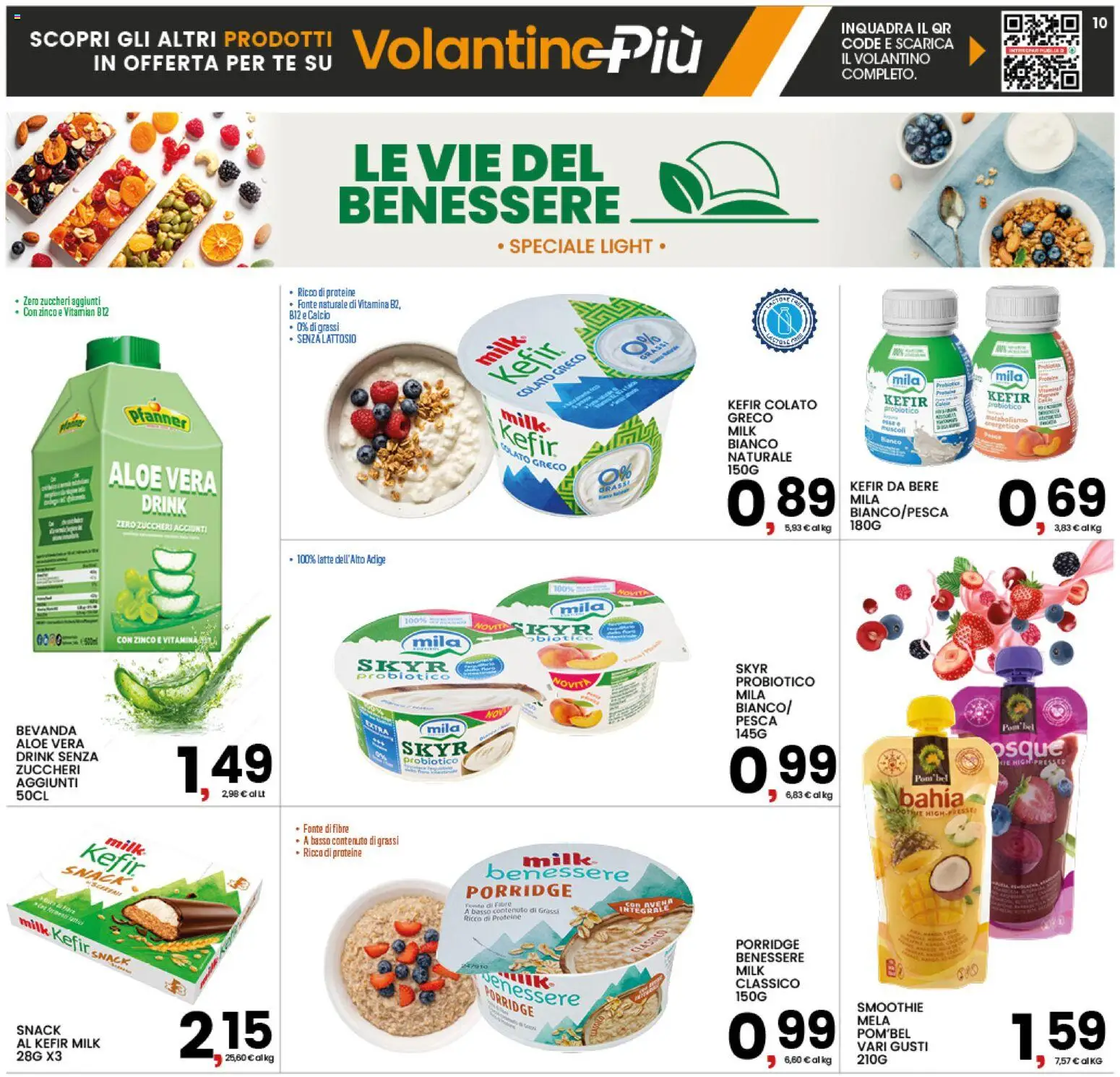 Volantino Interspar del 21/09/2026 | Pagina: 10 | Prodotti: Skyr, Basso, Aloe vera, Senza lattosio