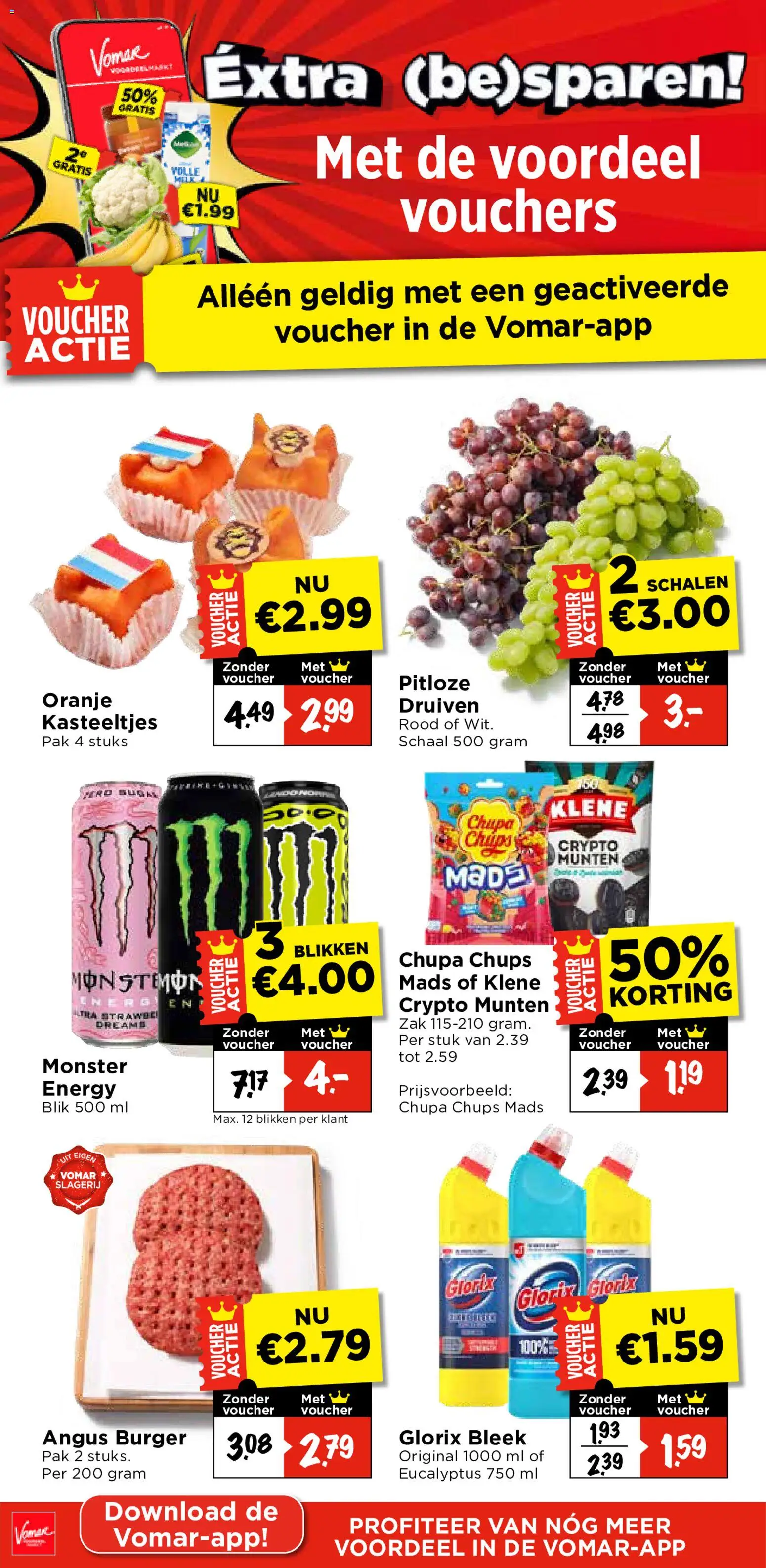 {H1} | Pagina: 5 | Producten: Chips, Monster Energy, Zak, Druiven