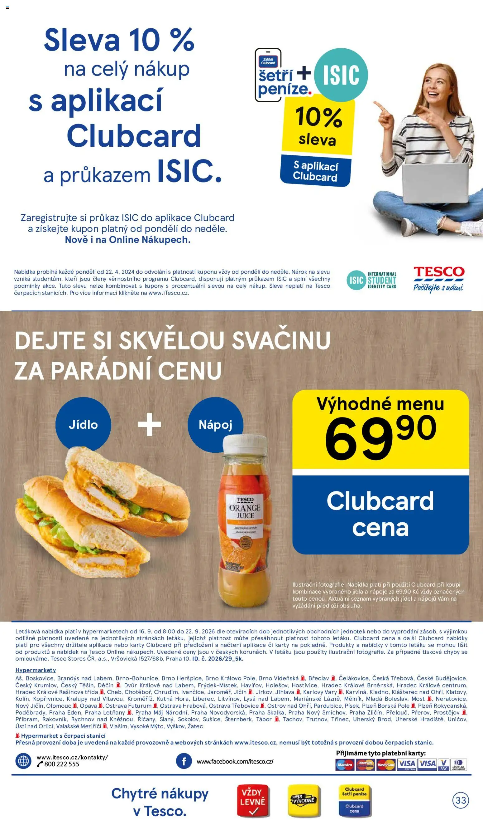 Tesco leták - Hypermarket od 16.09.2026 | Strana: 33