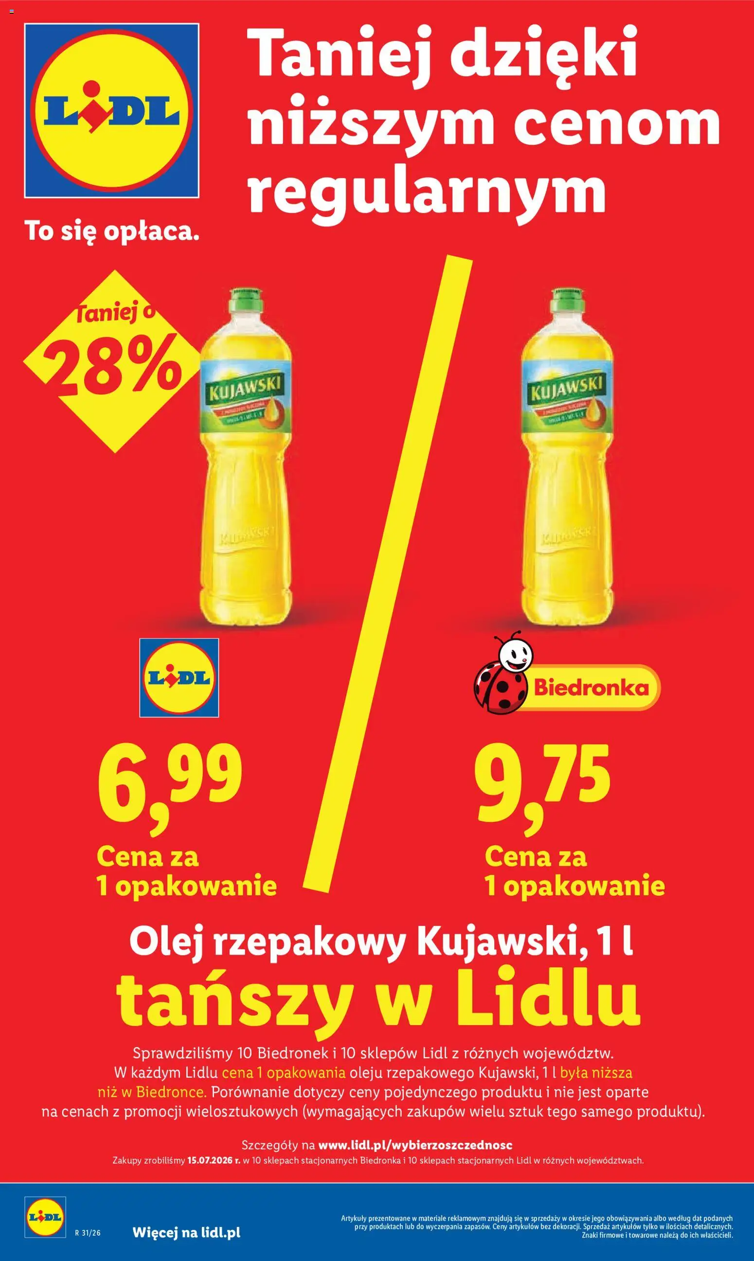 Lidl Polsko leták od 30.07.2026 | Strana: 6 | Produkty: Olej