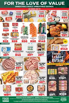 Food Lover's Market specials catalogue – valid from 14/09/2026 | Page: 1