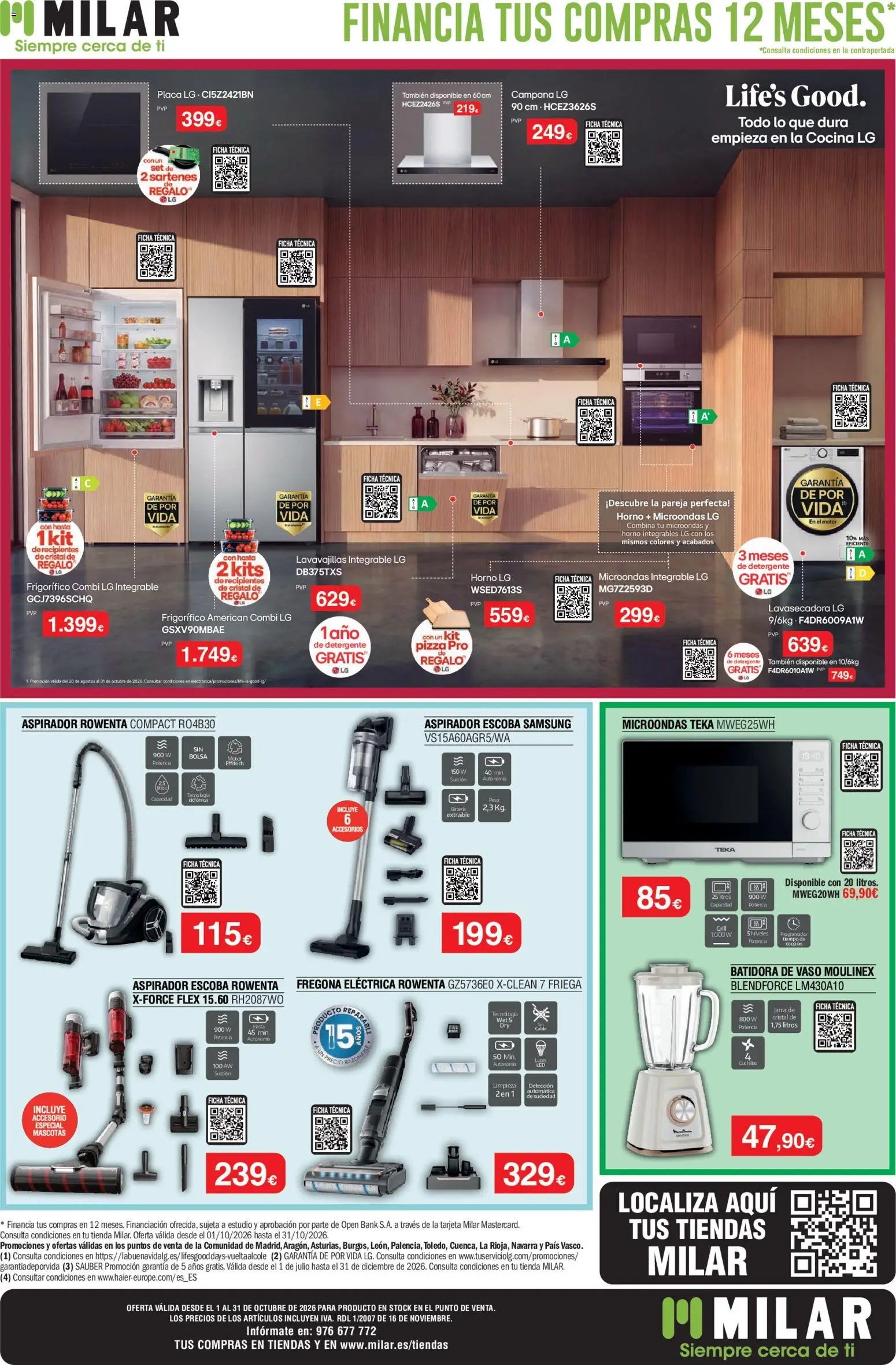 Milar folleto │ válido desde el 01/10/2026 | Página: 4 | Productos: Detergente, Escoba, Horno, Cocina