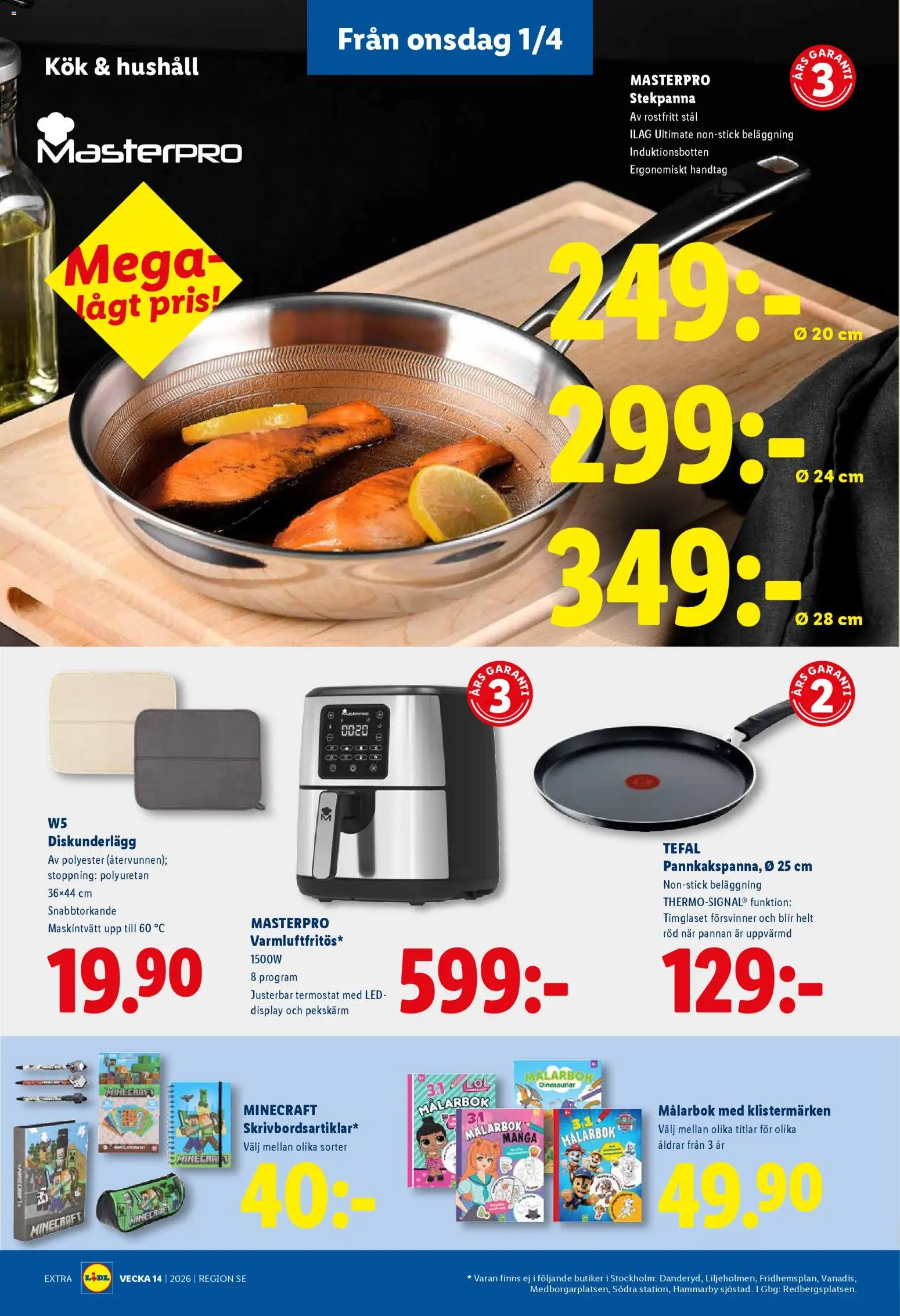 Lidl reklamblad aktuell från 01/04/2026 | Sida: 22 | Produkter: Stekpanna