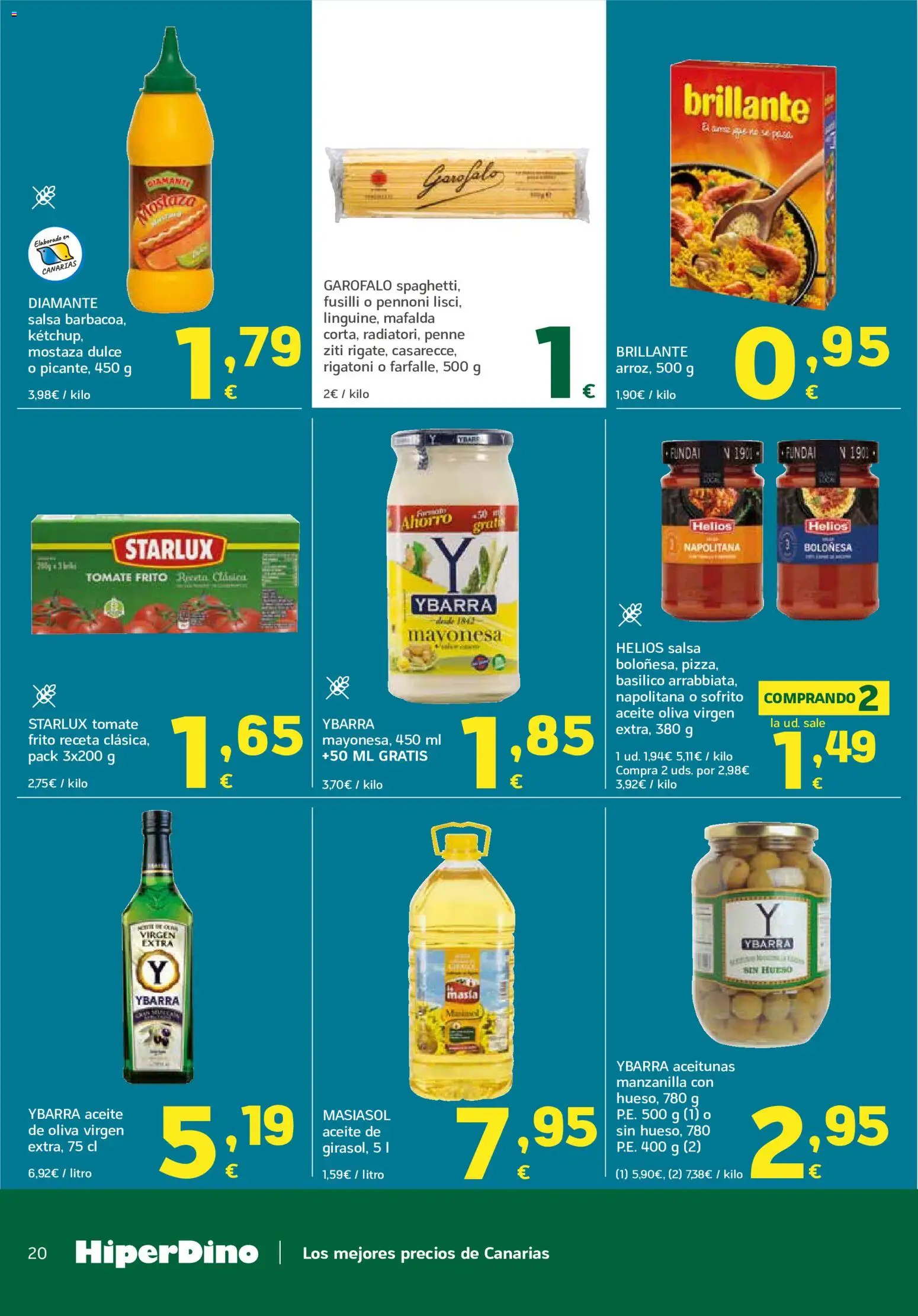 HiperDino folleto │ válido desde el 23/06/2026 | Página: 20 | Productos: Aceite, Οθόνη προβολής