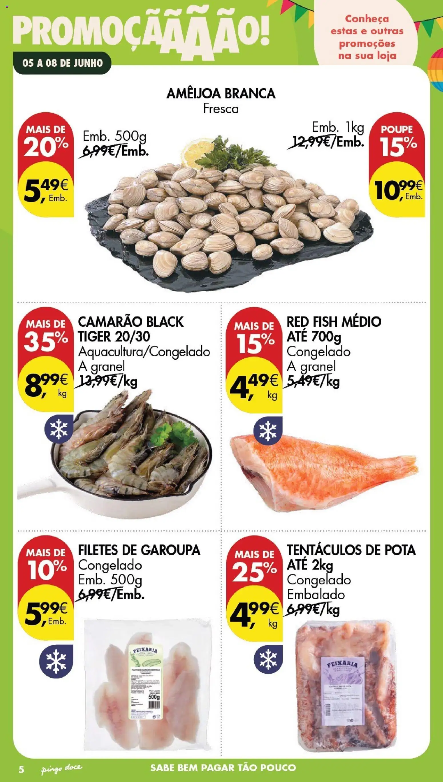Pingo Doce Poupe este Fim de Semana │ válido de 05.06.2026 | Página: 4 | Produtos: Camarão