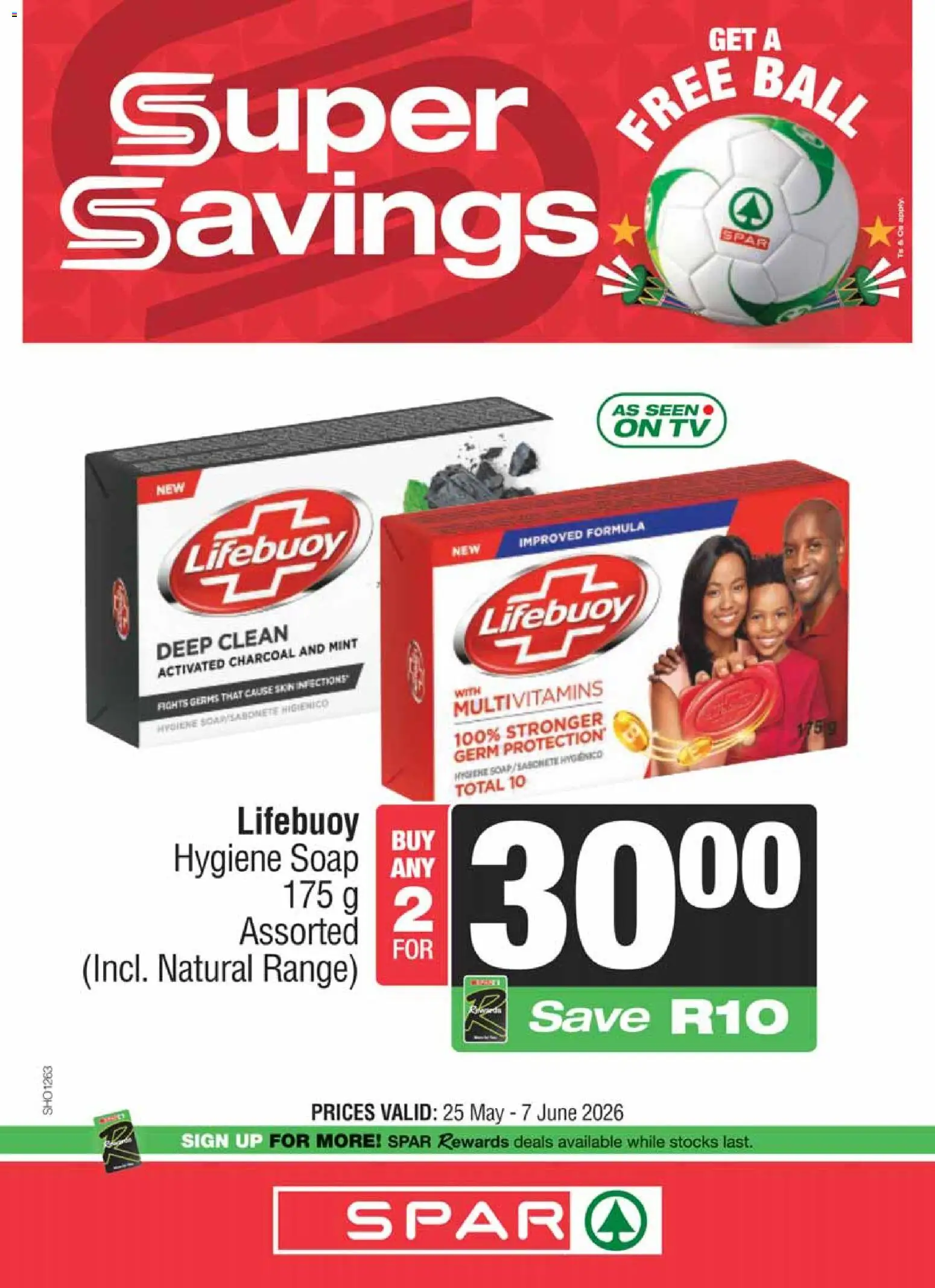 New Superspar catalogue – valid from 25.05.2026 | Page: 13 | Products: TV, Multivitamins, Soap
