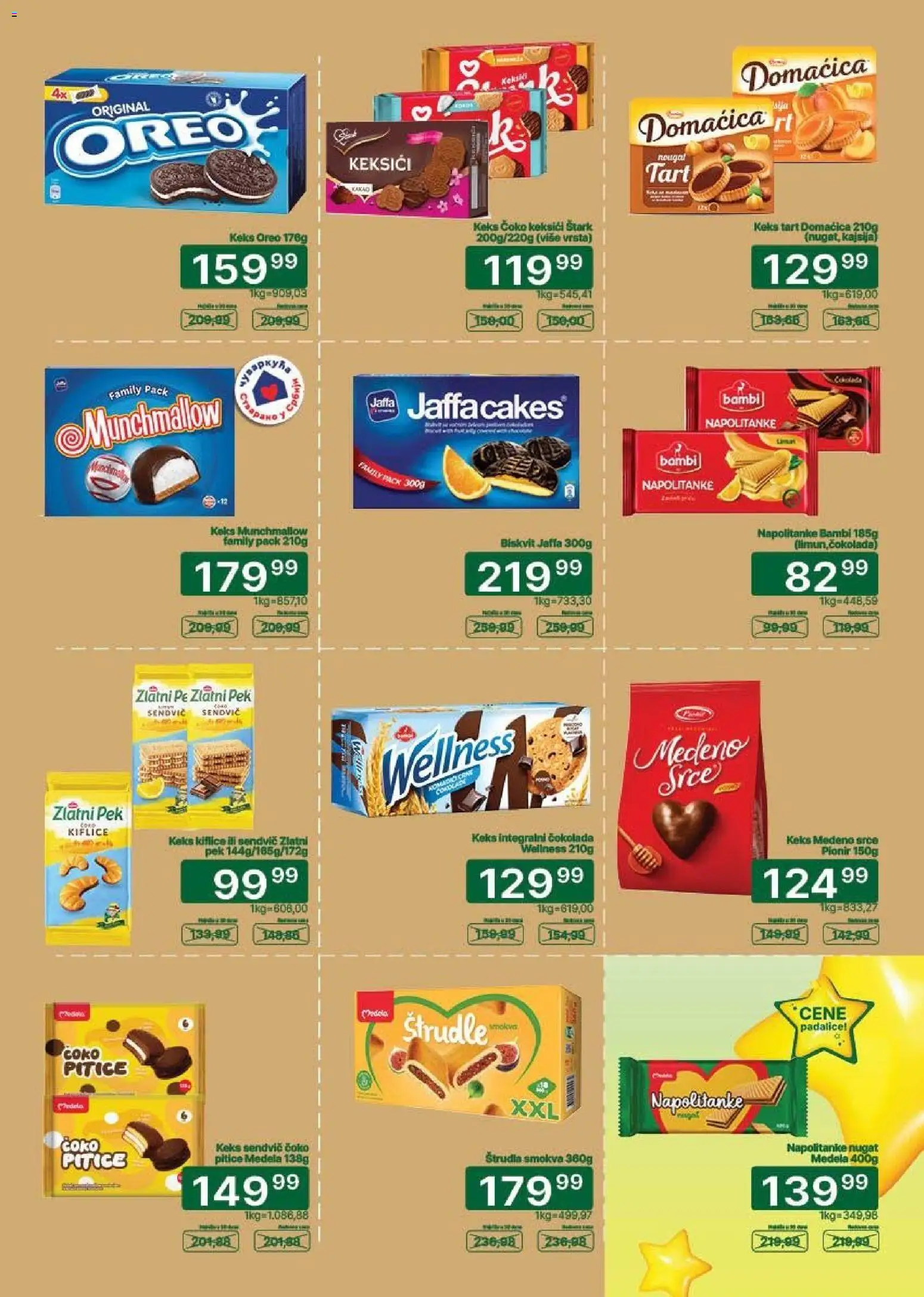 Univerexport katalog - važi od 16.09.2026 | Strana: 19 | Proizvode: Munchmallow, Kajsija, Štrudla, Napolitanke