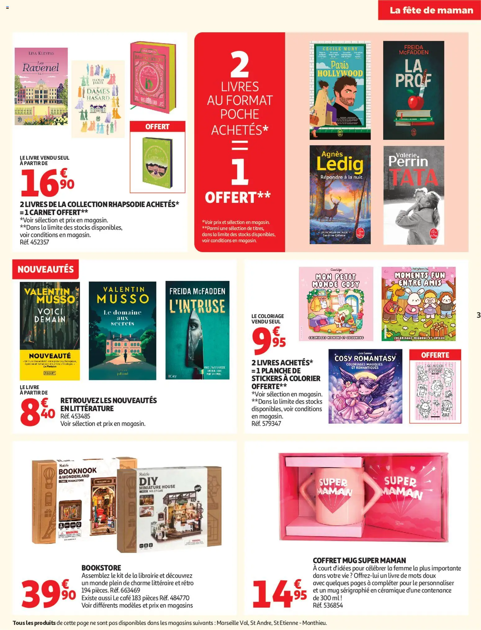 {H1} | Page: 3 | Produits: Farine, Café, Livre