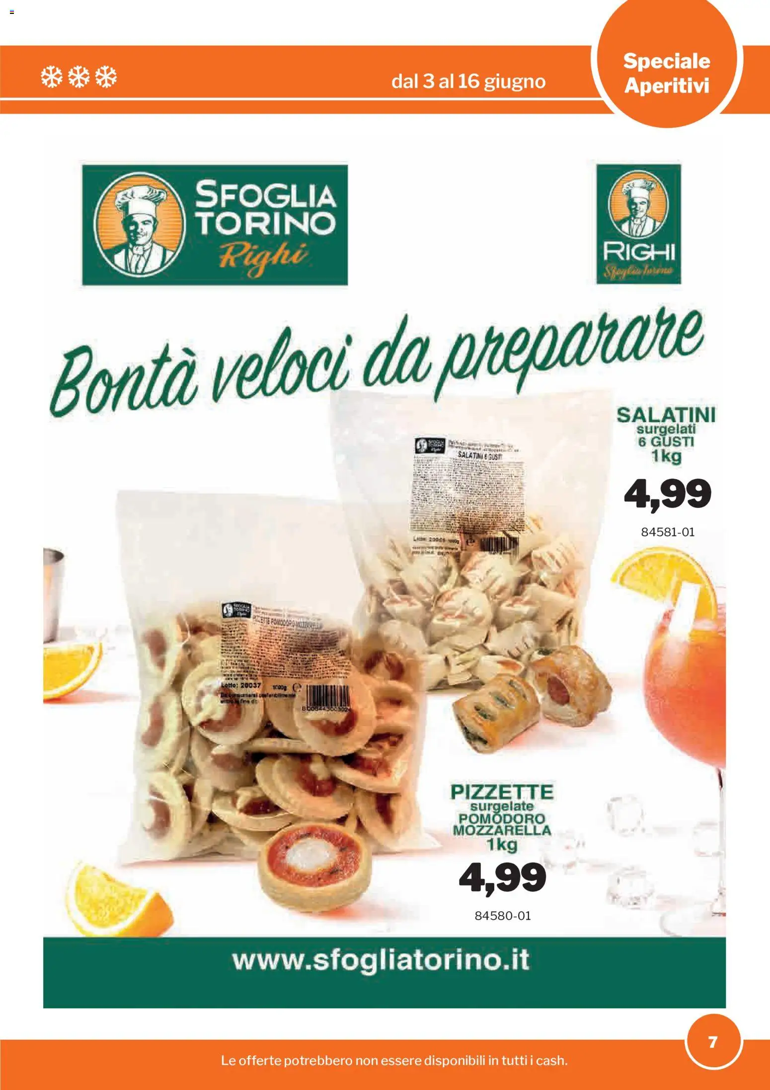 Volantino Sogegross del 03.06.2026 | Pagina: 7 | Prodotti: Salatini, Mozzarella, Pomodoro