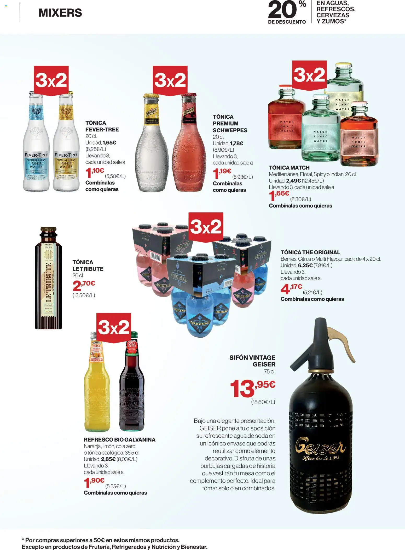 Hipercor - Bebidas Refrescantes │ válido desde el 04.06.2026 | Página: 7 | Productos: Mesa