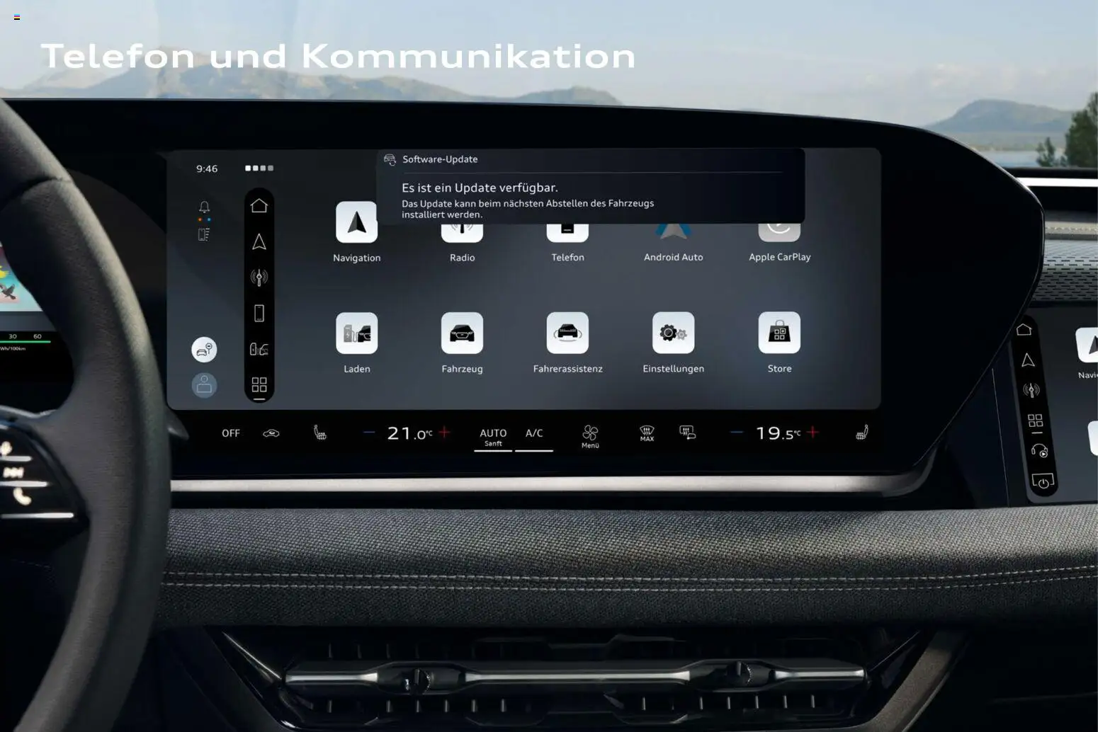 Audi A6 e-tron – gültig ab 23.06.2026 | Seite: 116 | Produkte: Navigation, Apple, Telefon, Radio