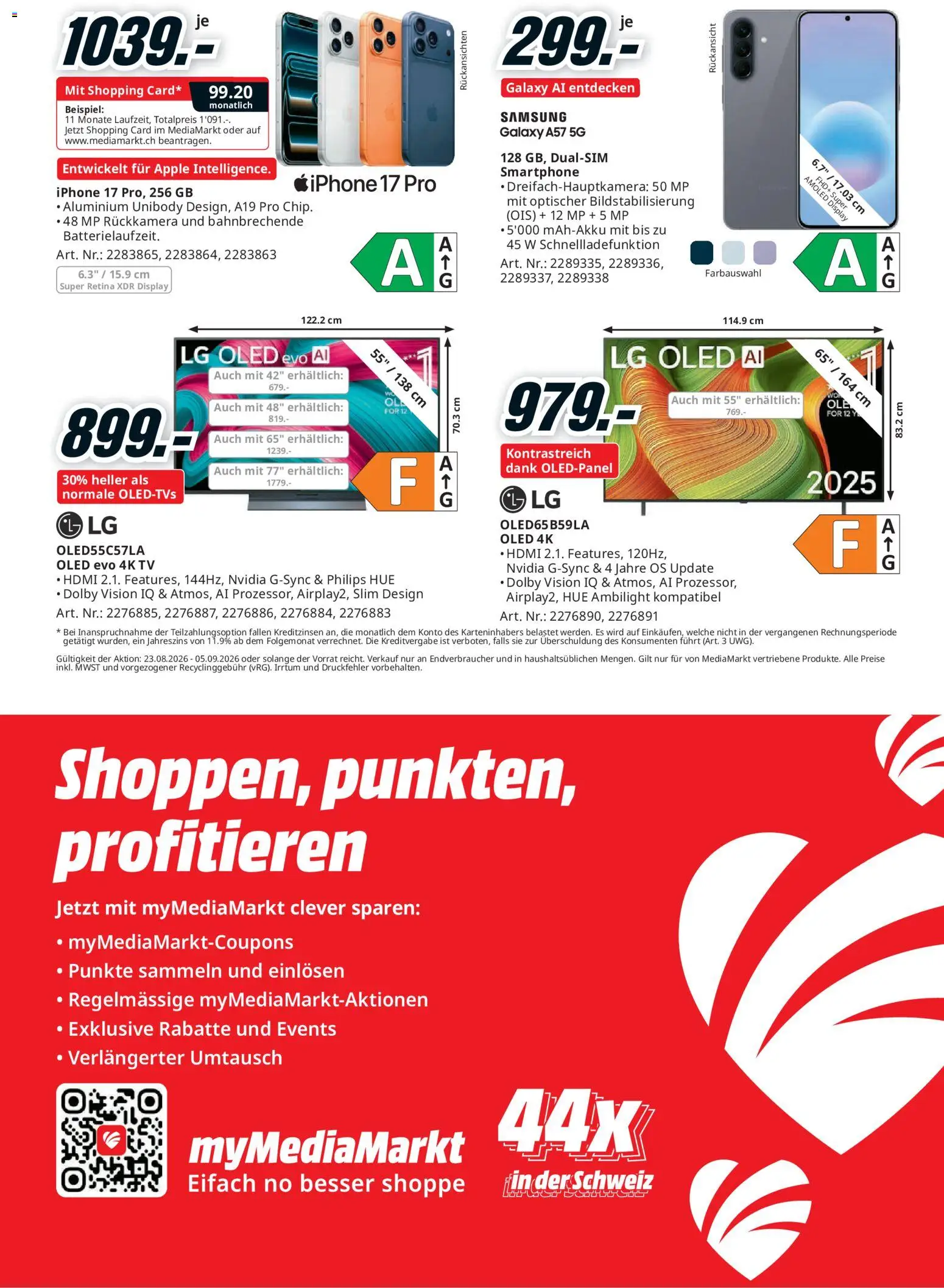 Media Markt aktionen – gültig ab 23.08.2026 | Seite: 28 | Produkte: Smartphone, TV, Apple, Samsung