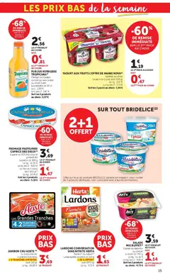 U Express - Prévisualisation de U Express catalogue valide à partir de 12.05.2026 | Page: 15 | Produits: Réveil, Cerises, Lardons, Jambon