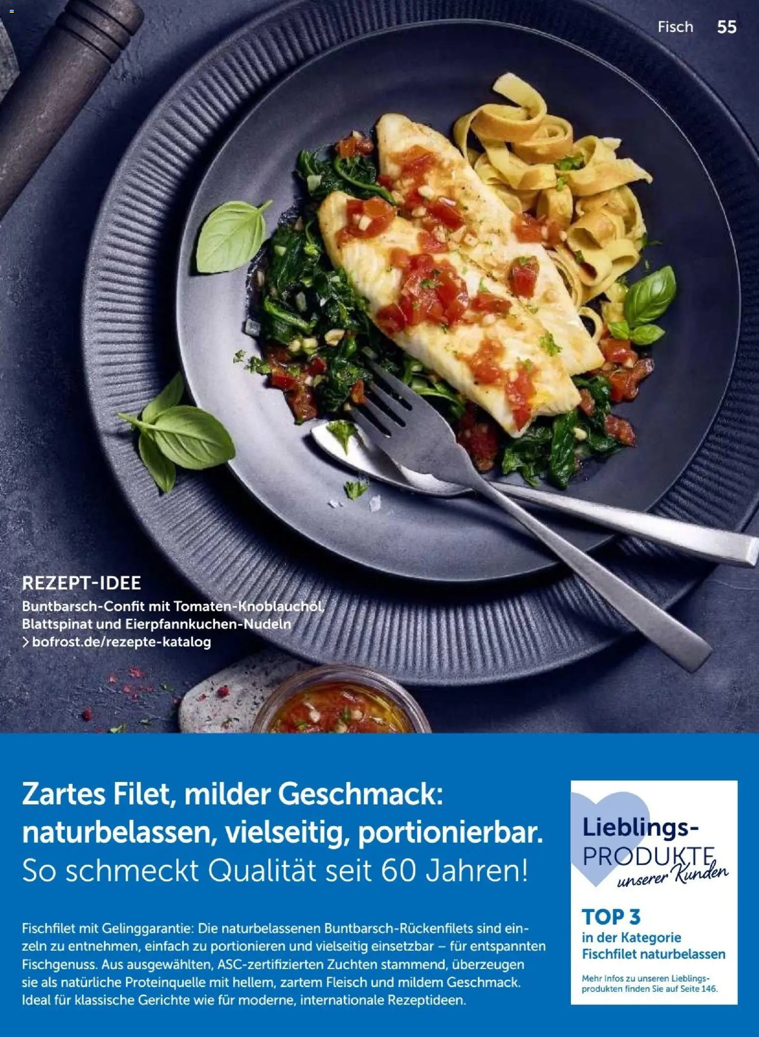 Bofrost Katalog – gültig ab 07.09.2026 | Seite: 55 | Produkte: Top, Fisch, Gerichte, Fleisch