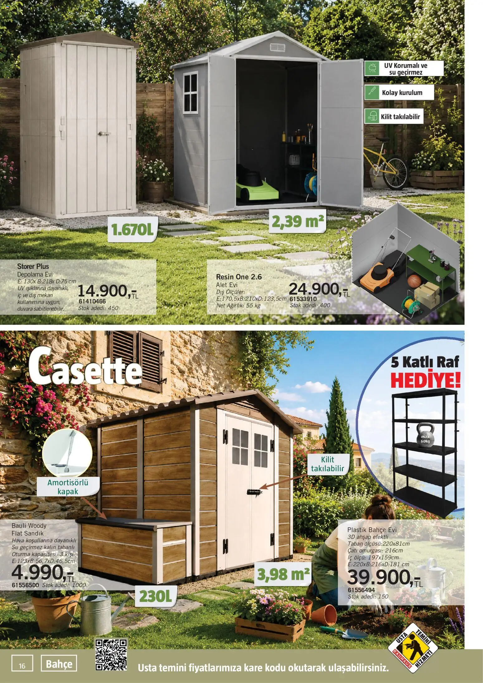 Bauhaus Katalog - 13.06.2026 tarihinden itibaren geçerlidir | Sayfa: 16 | Ürünler: Raf, Su, Ağırlık