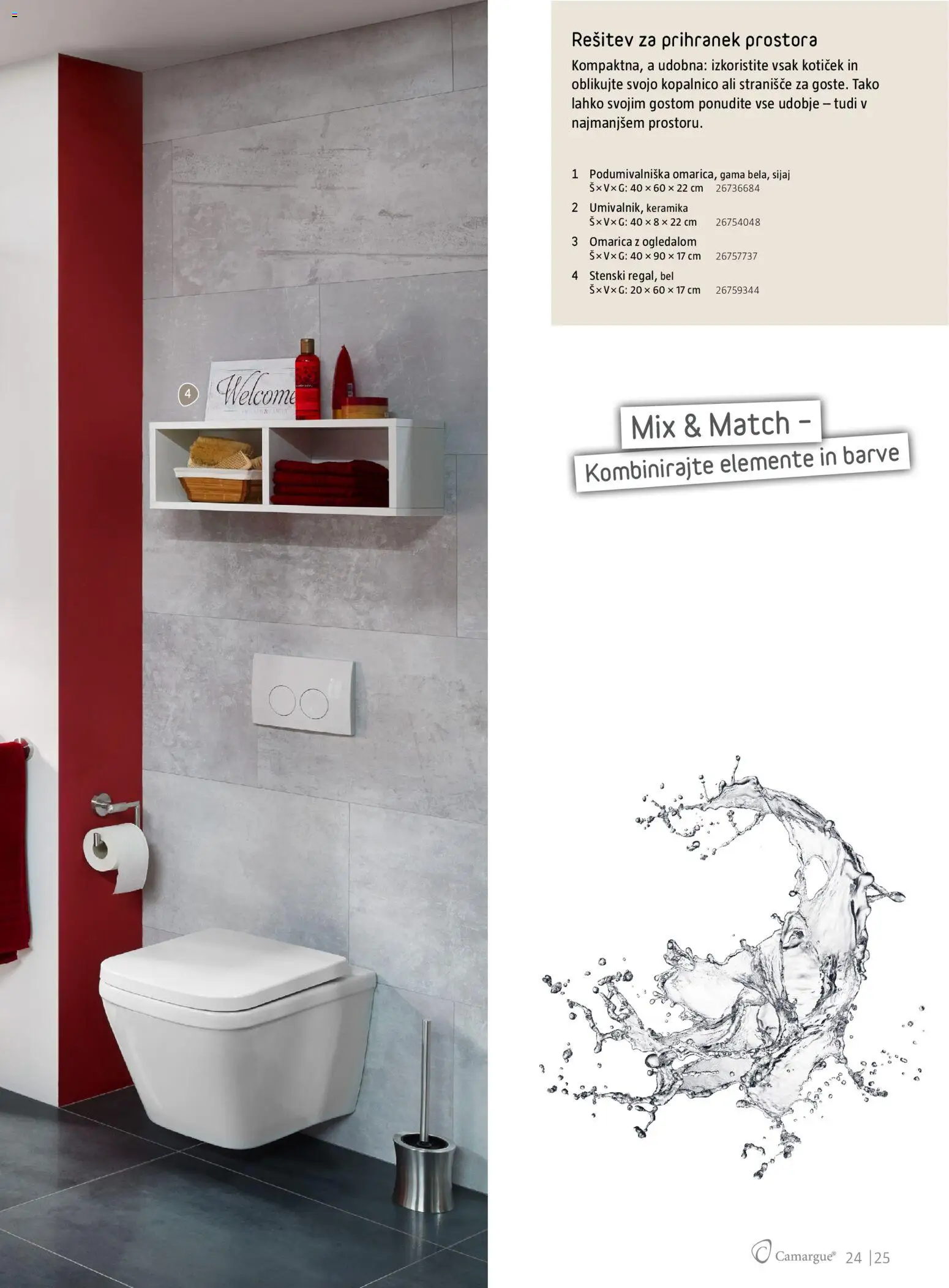 Novi Bauhaus katalog ponudbe – veljaven od 28.09.2026 | Stran: 25 | Izdelki: Stranisce, Omarica